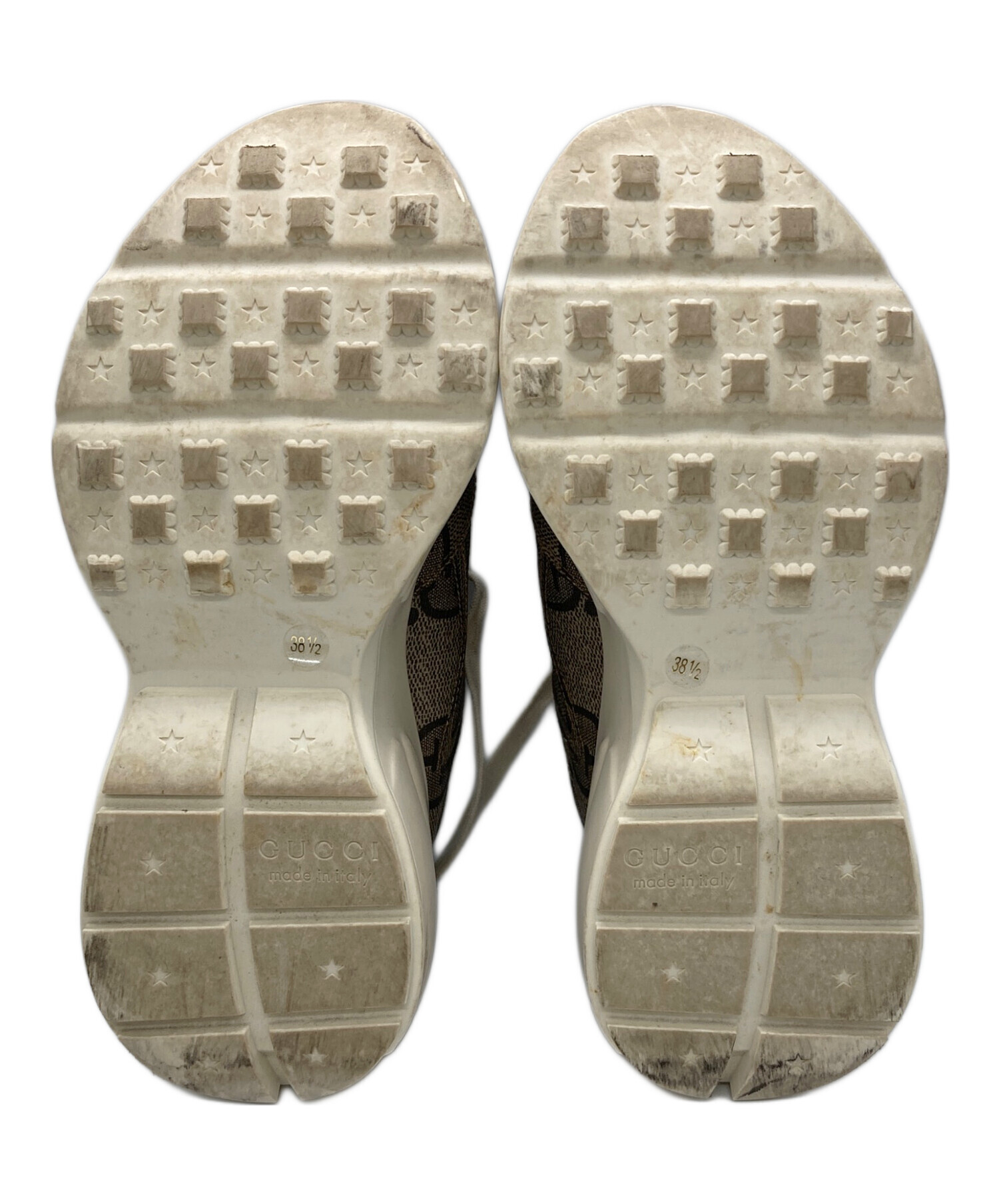 中古・古着通販】GUCCI (グッチ) 100ライトンスニーカー ベージュ