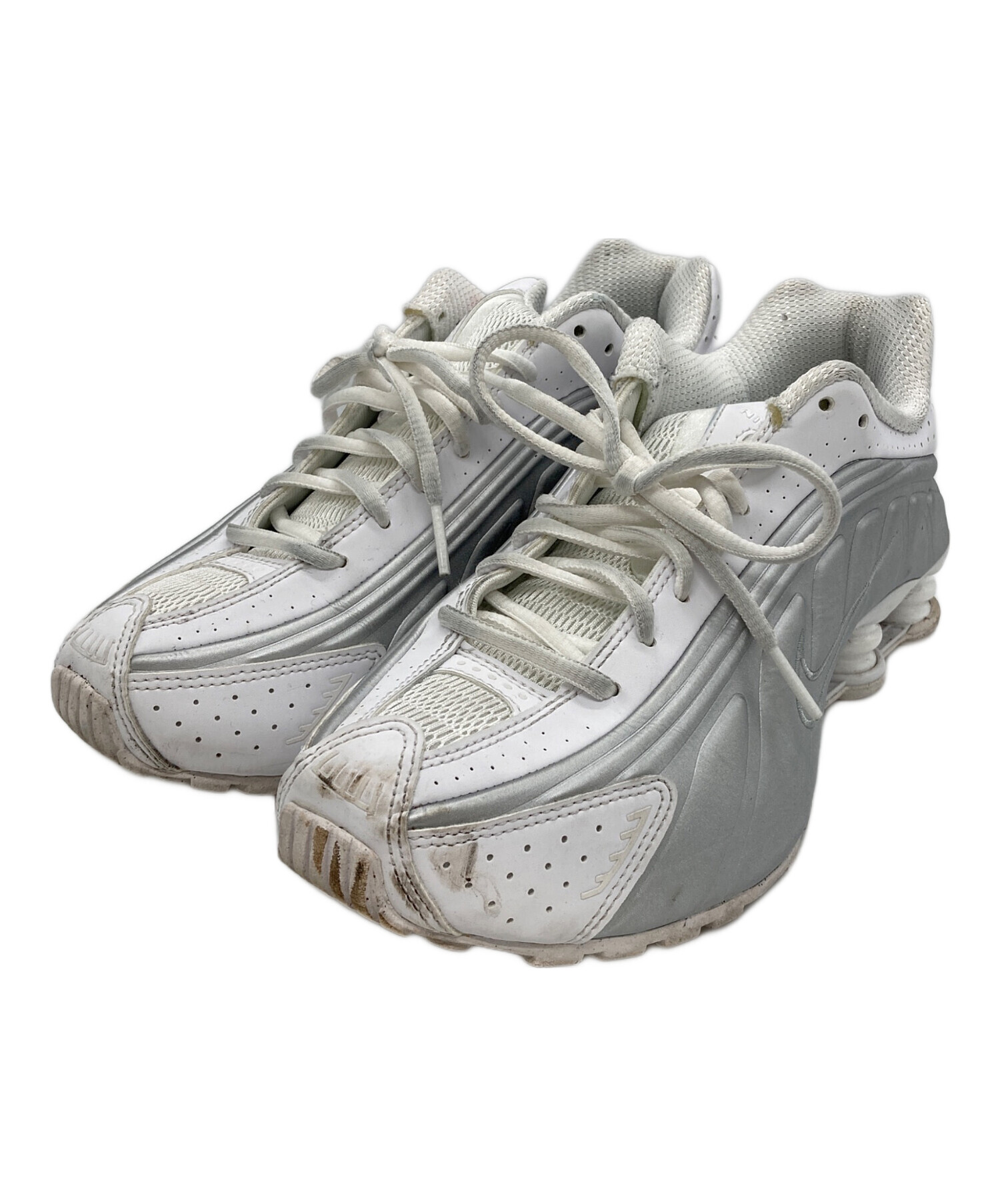 中古・古着通販】NIKE (ナイキ) SHOX R4 WHITE ホワイト サイズ:25cm 