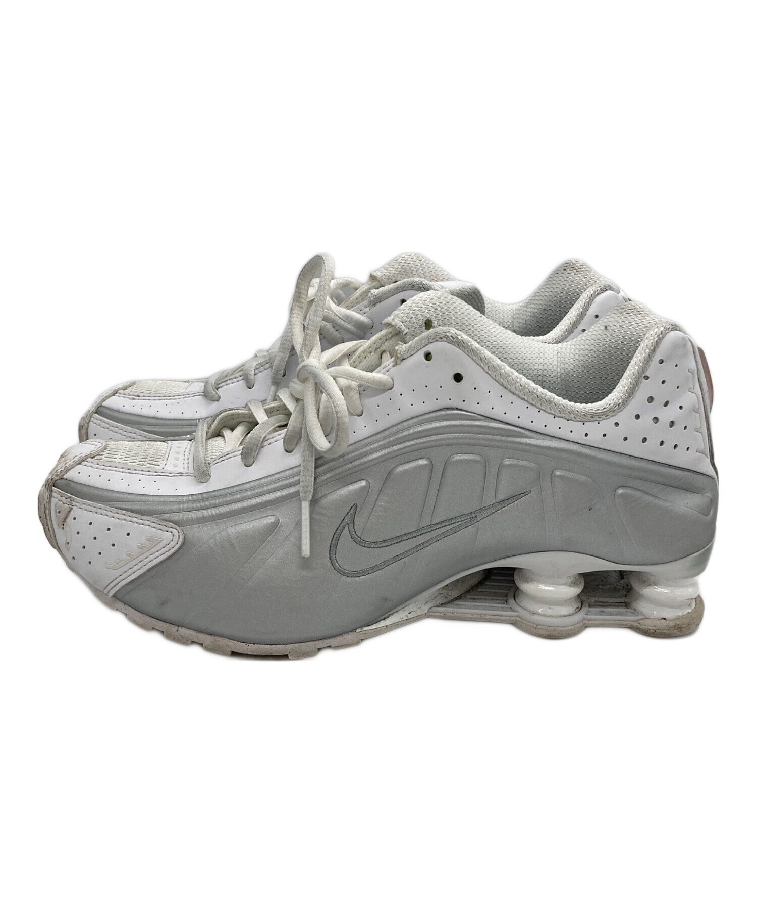 中古・古着通販】NIKE (ナイキ) SHOX R4 WHITE ホワイト サイズ:25cm 