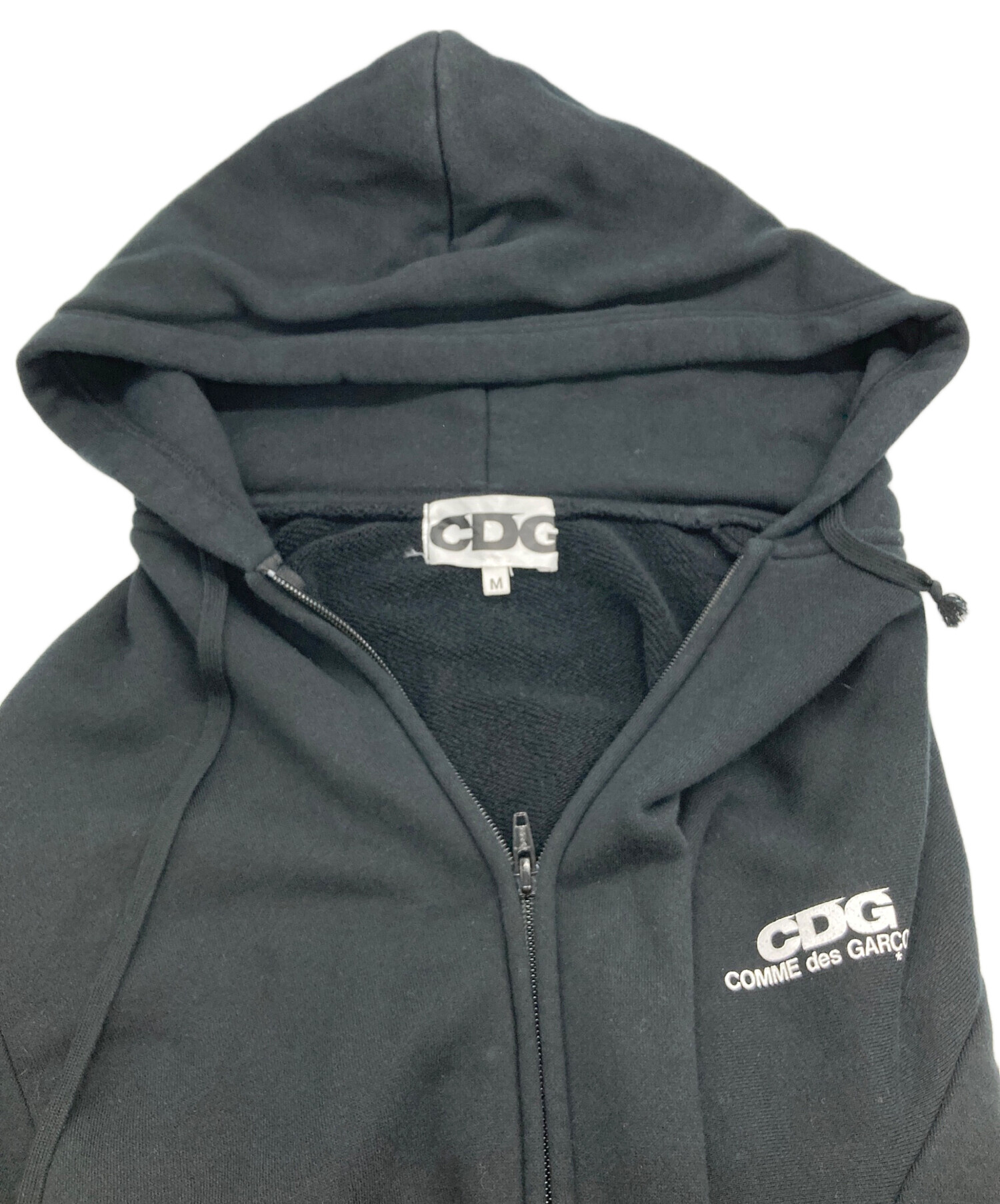 中古・古着通販】CDG (シーディージー) 捻じれパーカー ブラック