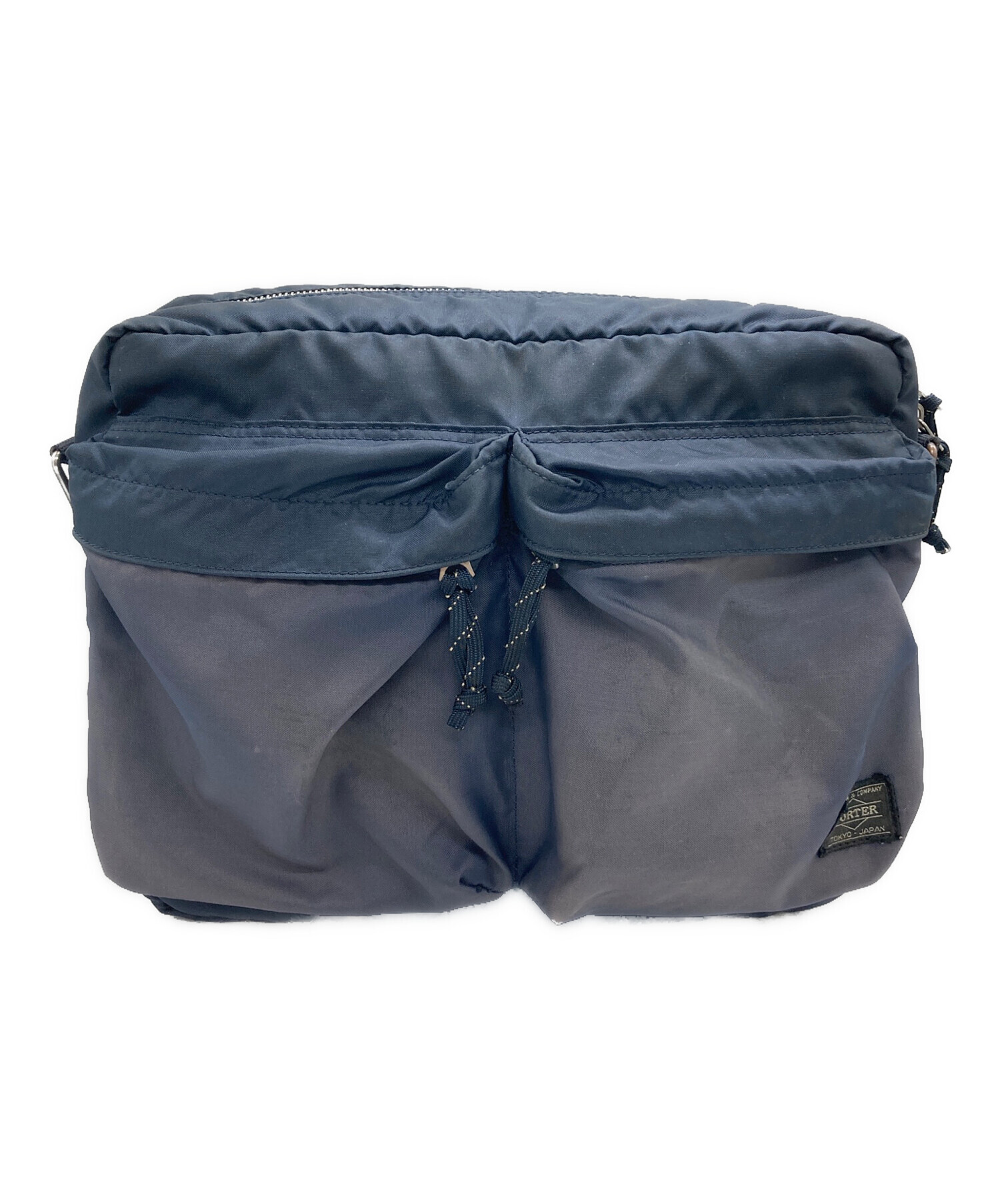 中古・古着通販】PORTER (ポーター) FORCE SHOULDER BAG ネイビー 