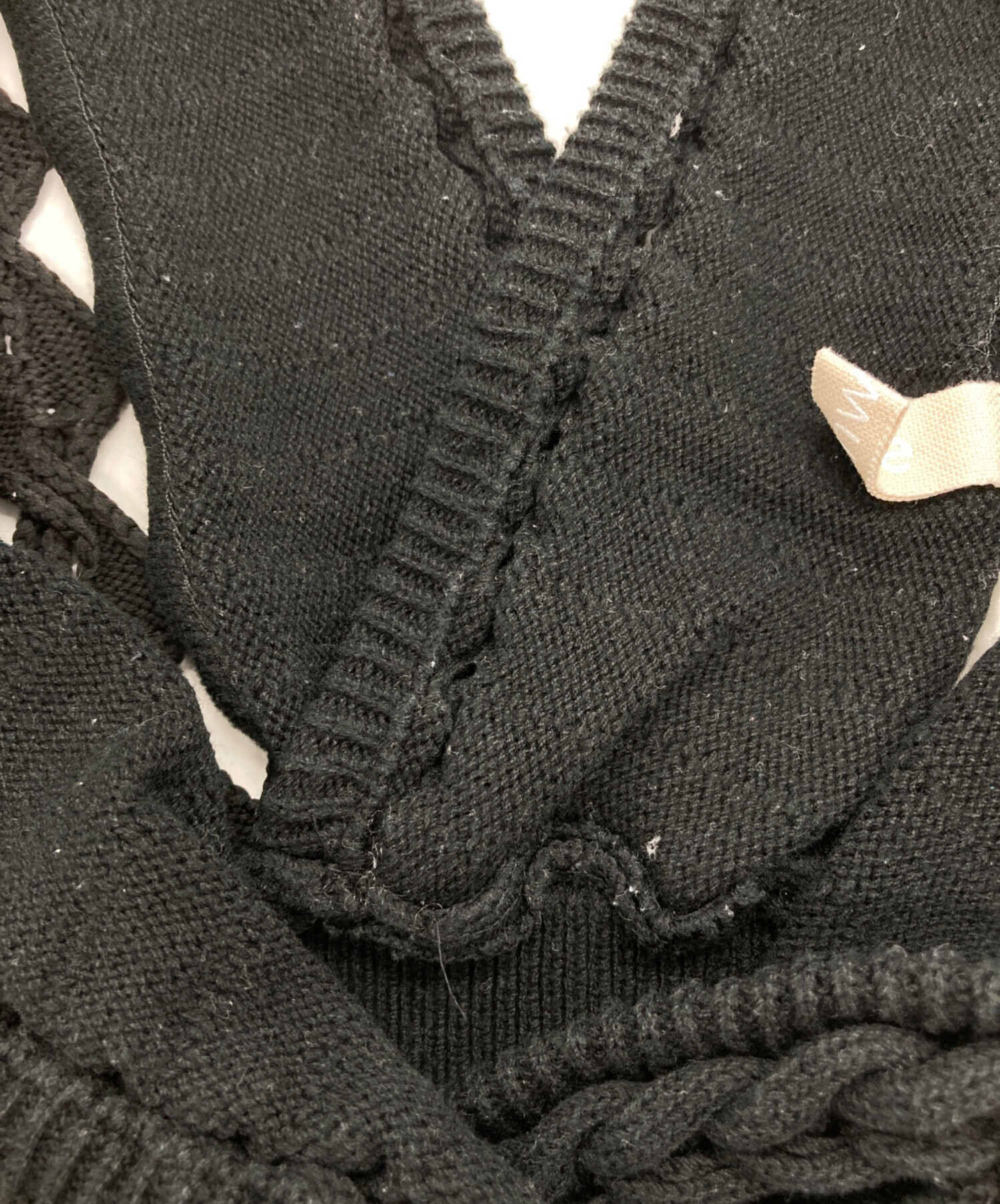 中古・古着通販】LEINWANDE (ラインヴァンド) Braid Knitted Tops