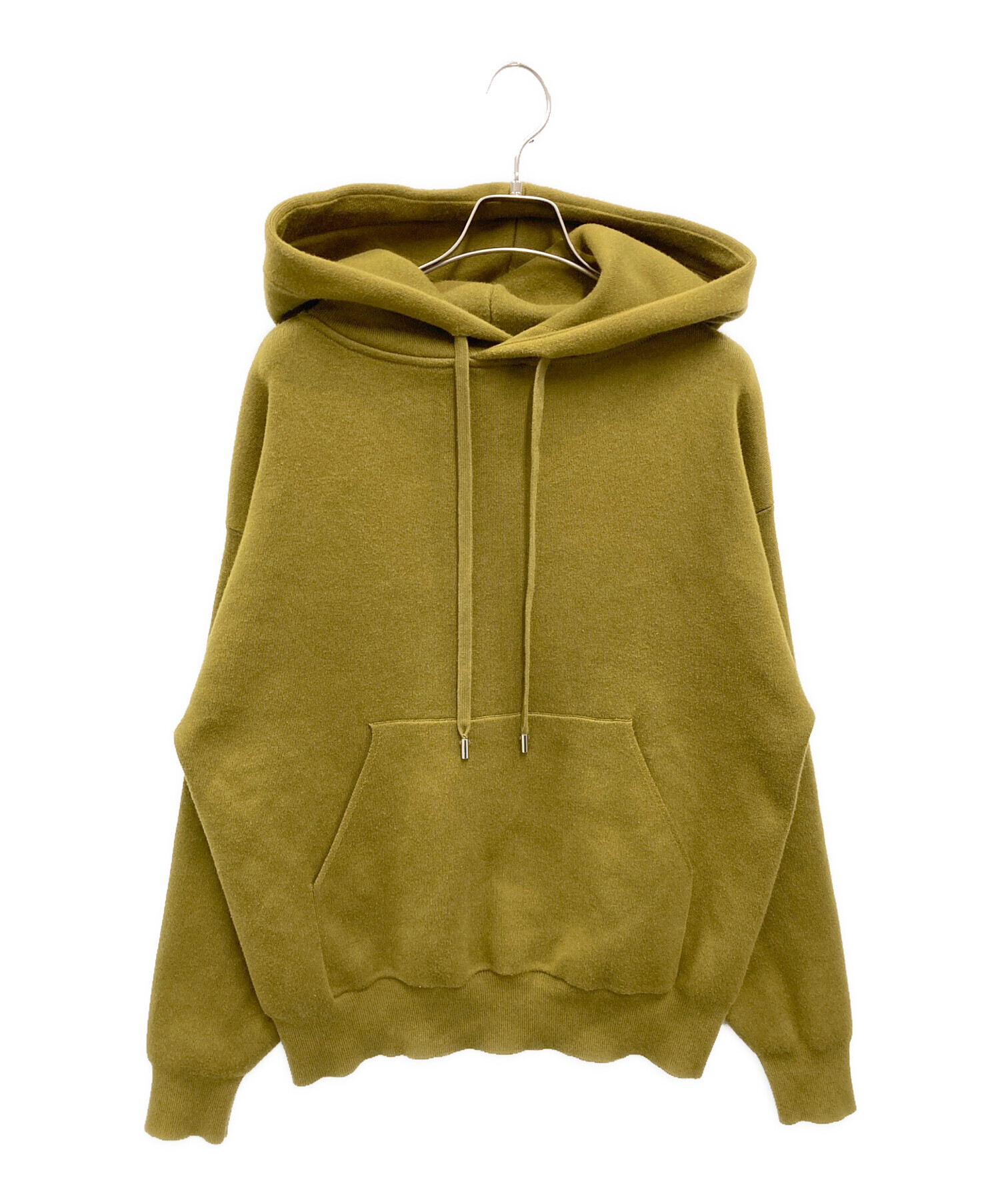 【美品】CABaN キャバン コットンカシミヤパーカー L イエロー 中古・古着通販】CABaN (キャバン) コットンカシミヤパーカー グリーン