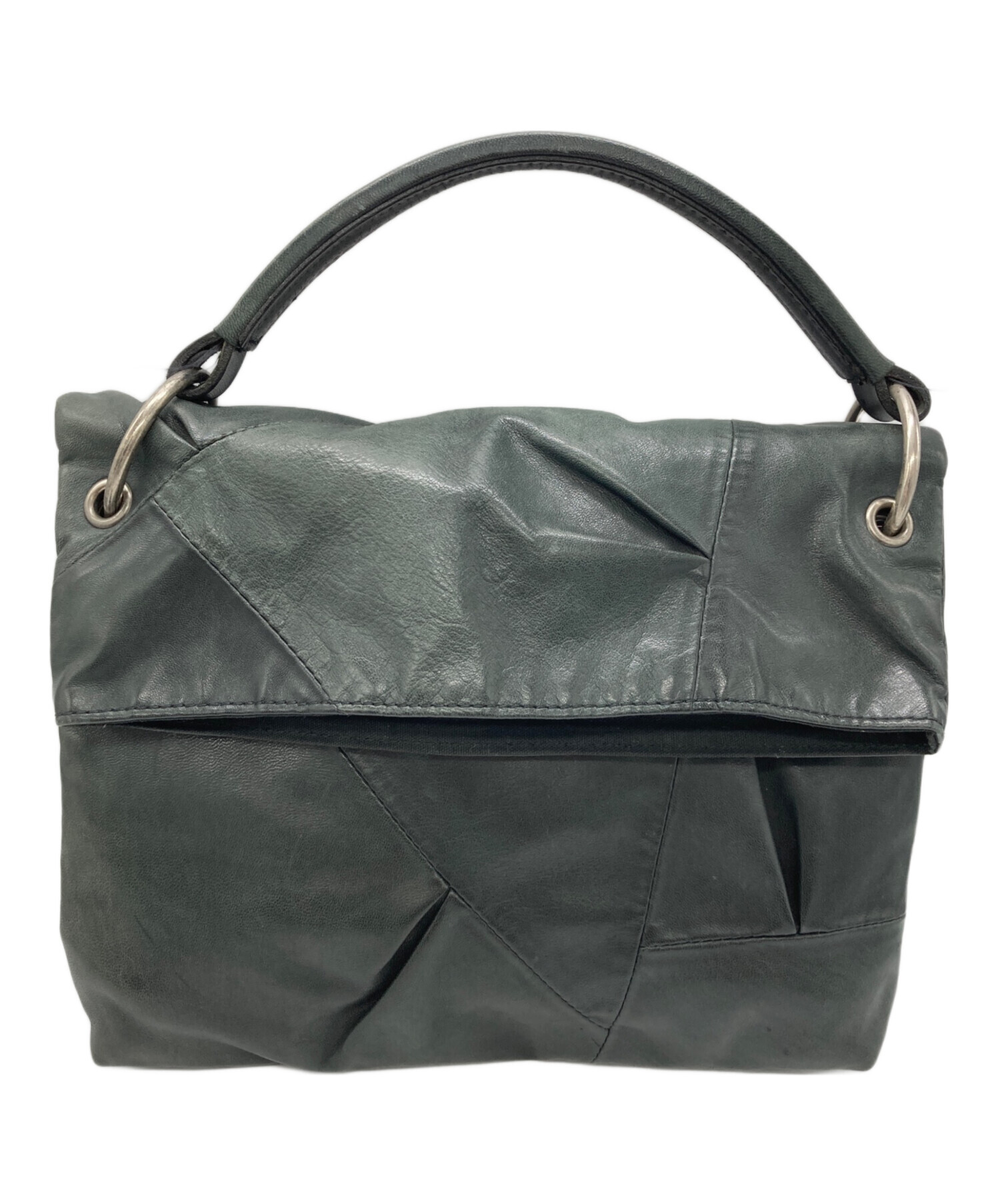 中古・古着通販】YOHJI YAMAMOTO (ヨウジヤマモト) レザーショルダー 