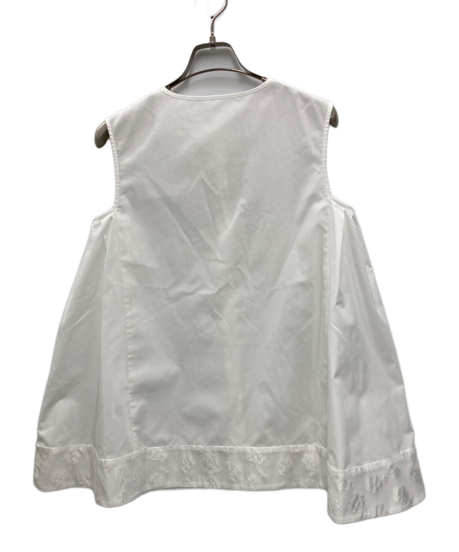 中古・古着通販】OHGA (オオガ) NOSLE BLOUSE ホワイト サイズ:FREE 