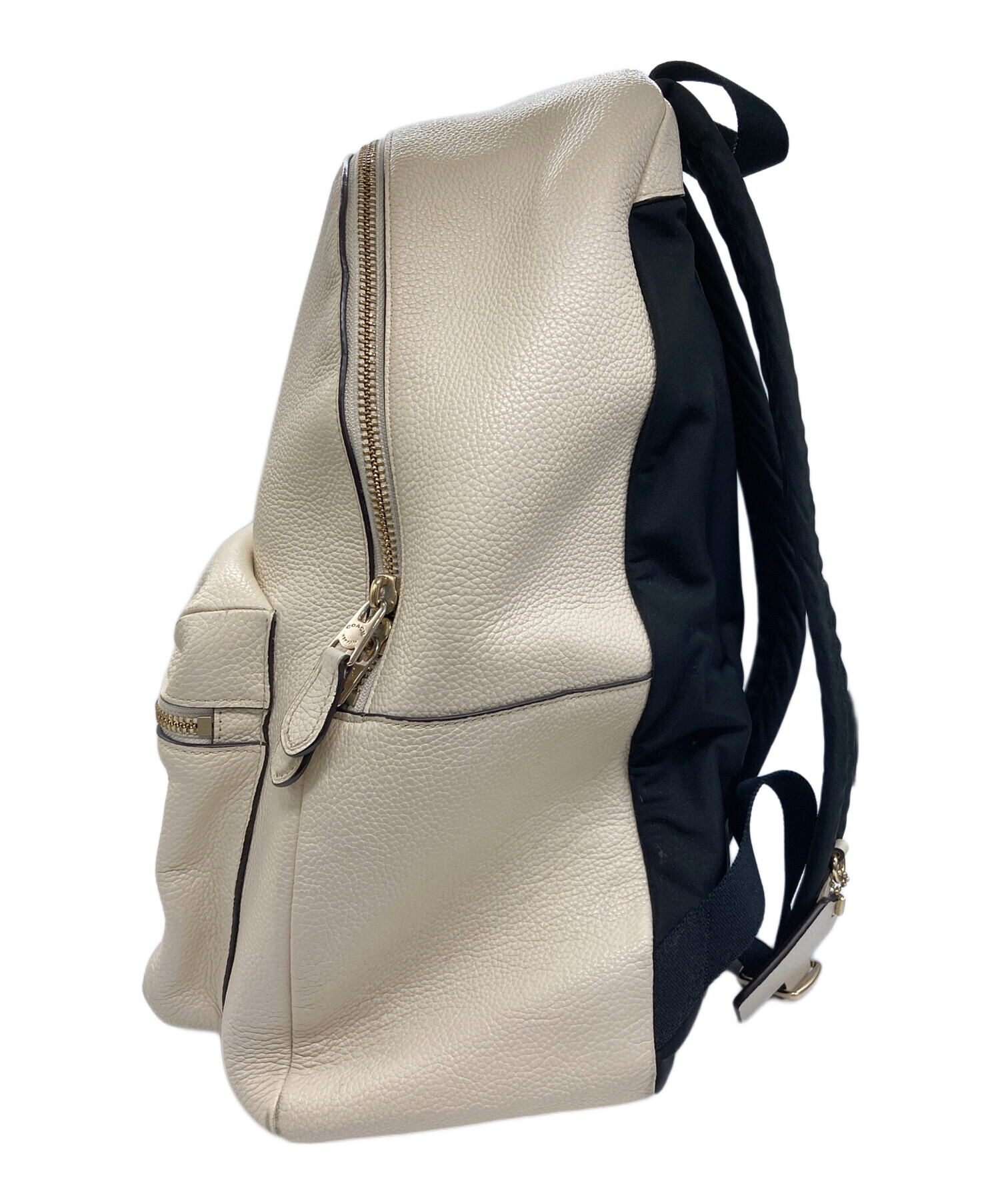 中古・古着通販】COACH (コーチ) チャーリーバックパック アイボリー 