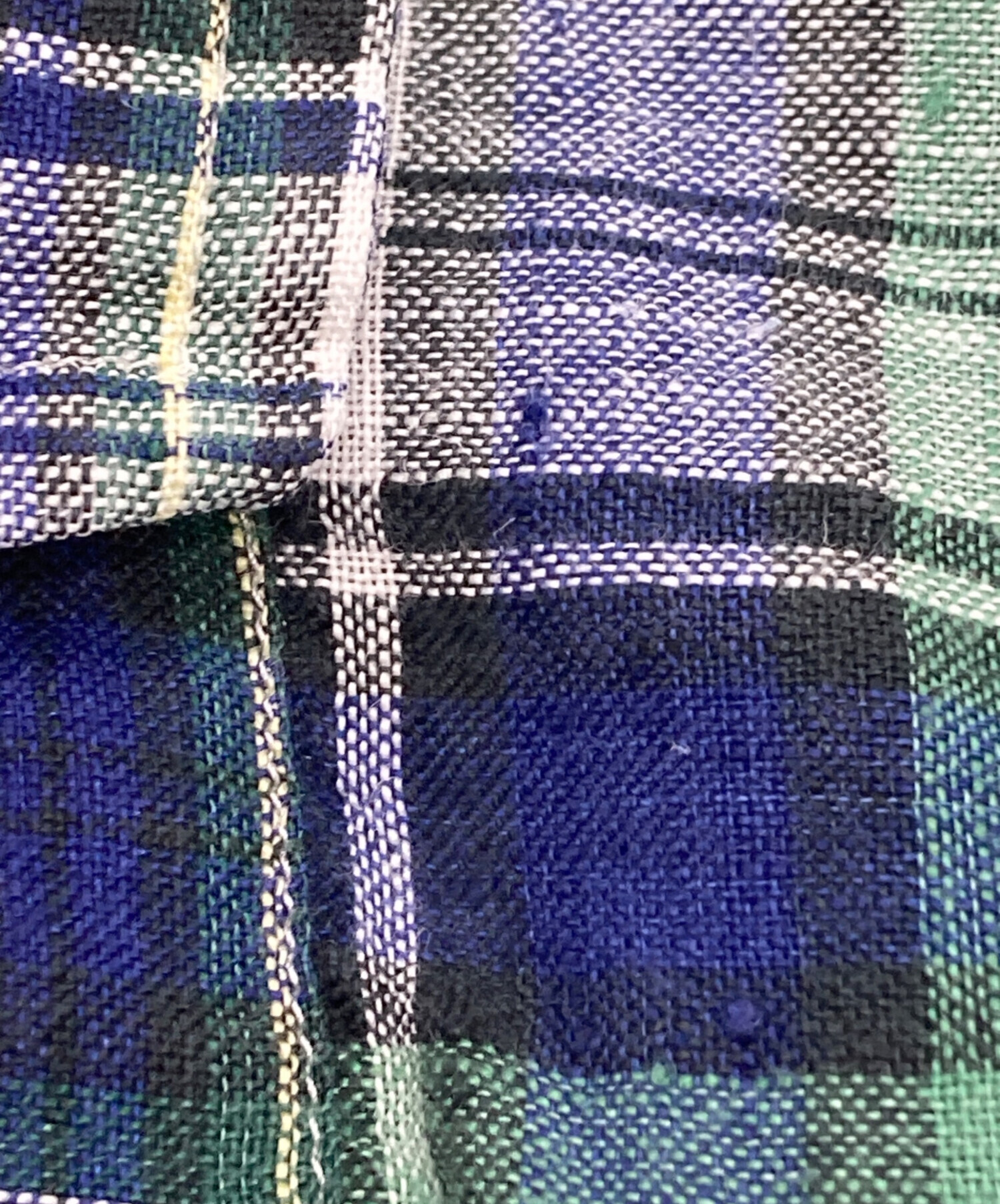 中古・古着通販】RALPH LAUREN (ラルフローレン) チェックリネンシャツ