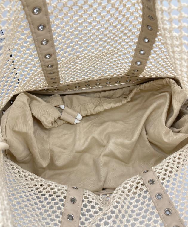 中古・古着通販】vanessabruno (ヴァネッサブリューノ) メッシュレザー 