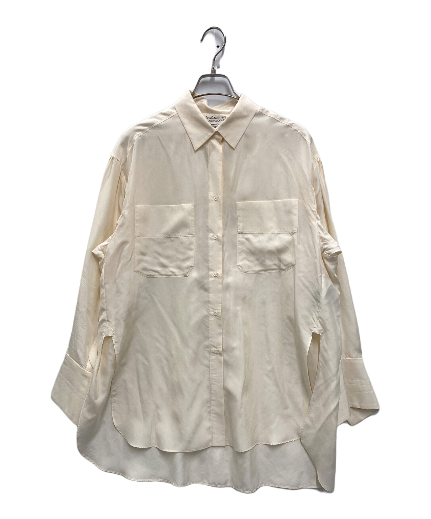 中古・古着通販】Chaos (カオス) シルクサンドシャツ ベージュ サイズ