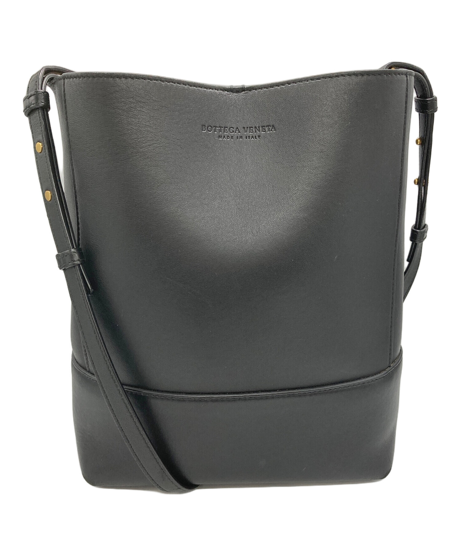 BOTTEGA VENETA ボッテガベネタ ショルダーバッグ  黒 【古着】【中古】【送料無料】 BOTTEGA VENETA - BOTTEGA VENETA ボッテガベネタ ショルダーバッグ 黒