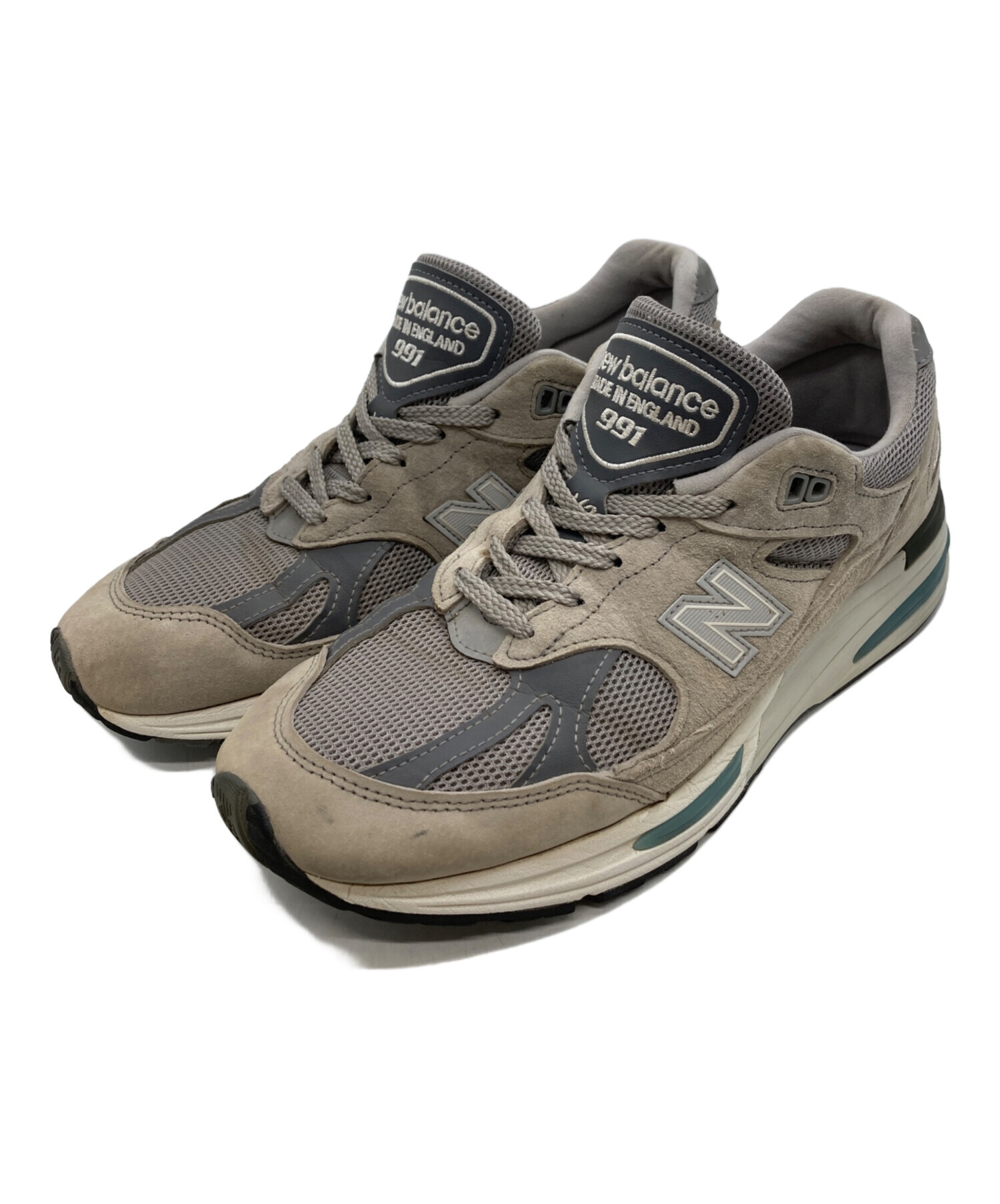 ぽ*ん様 New Balance 991 V2 グレー スニーカー ぽ*ん様 New Balance 991 V2 グレー スニーカー 4/26発売｜New Balance