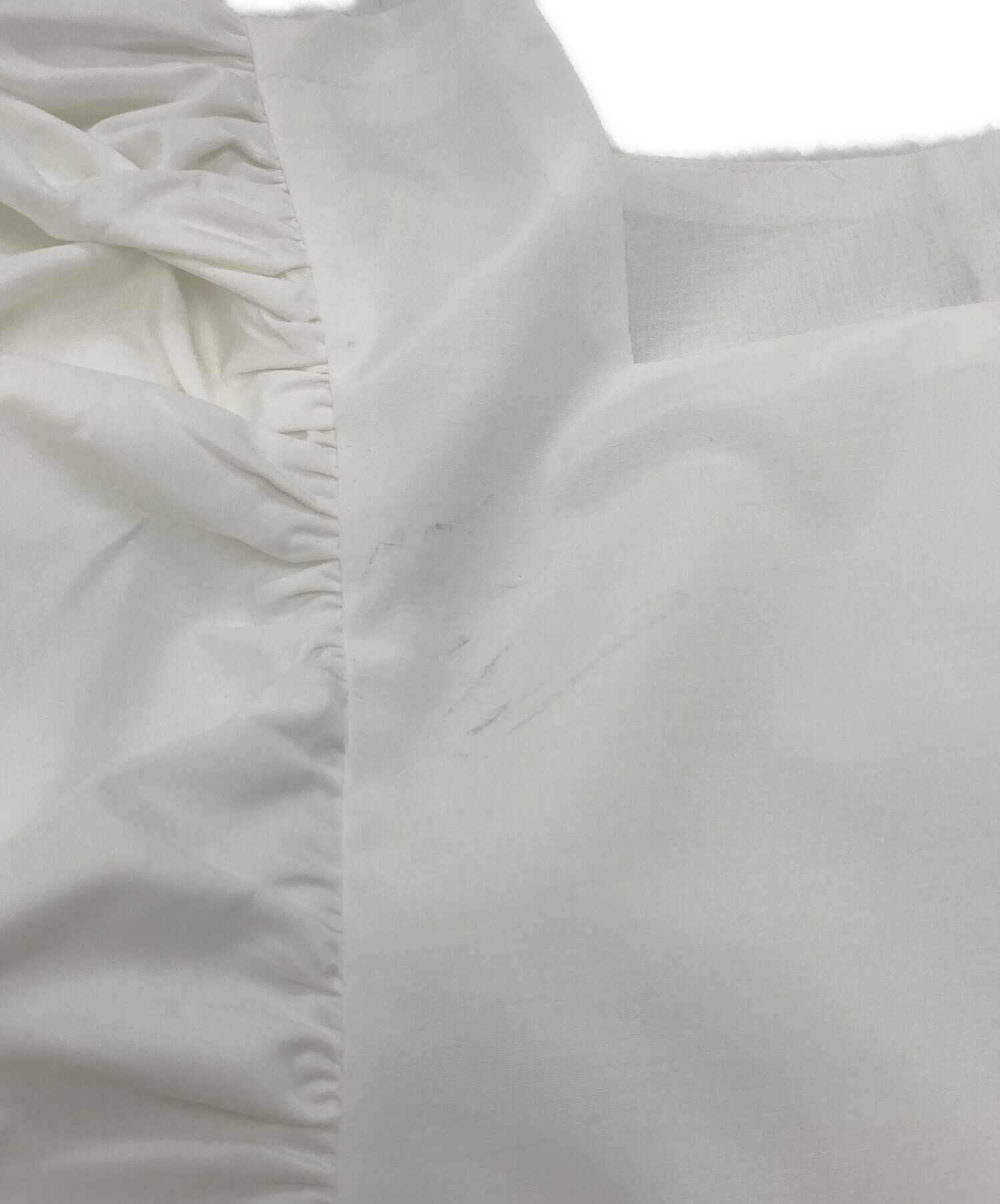中古・古着通販】roughlow (ラフロー) balloon blouse ホワイト サイズ