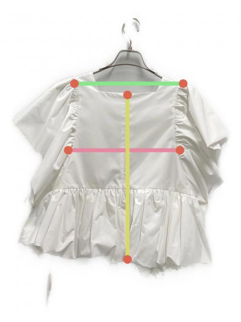 中古・古着通販】roughlow (ラフロー) balloon blouse ホワイト サイズ