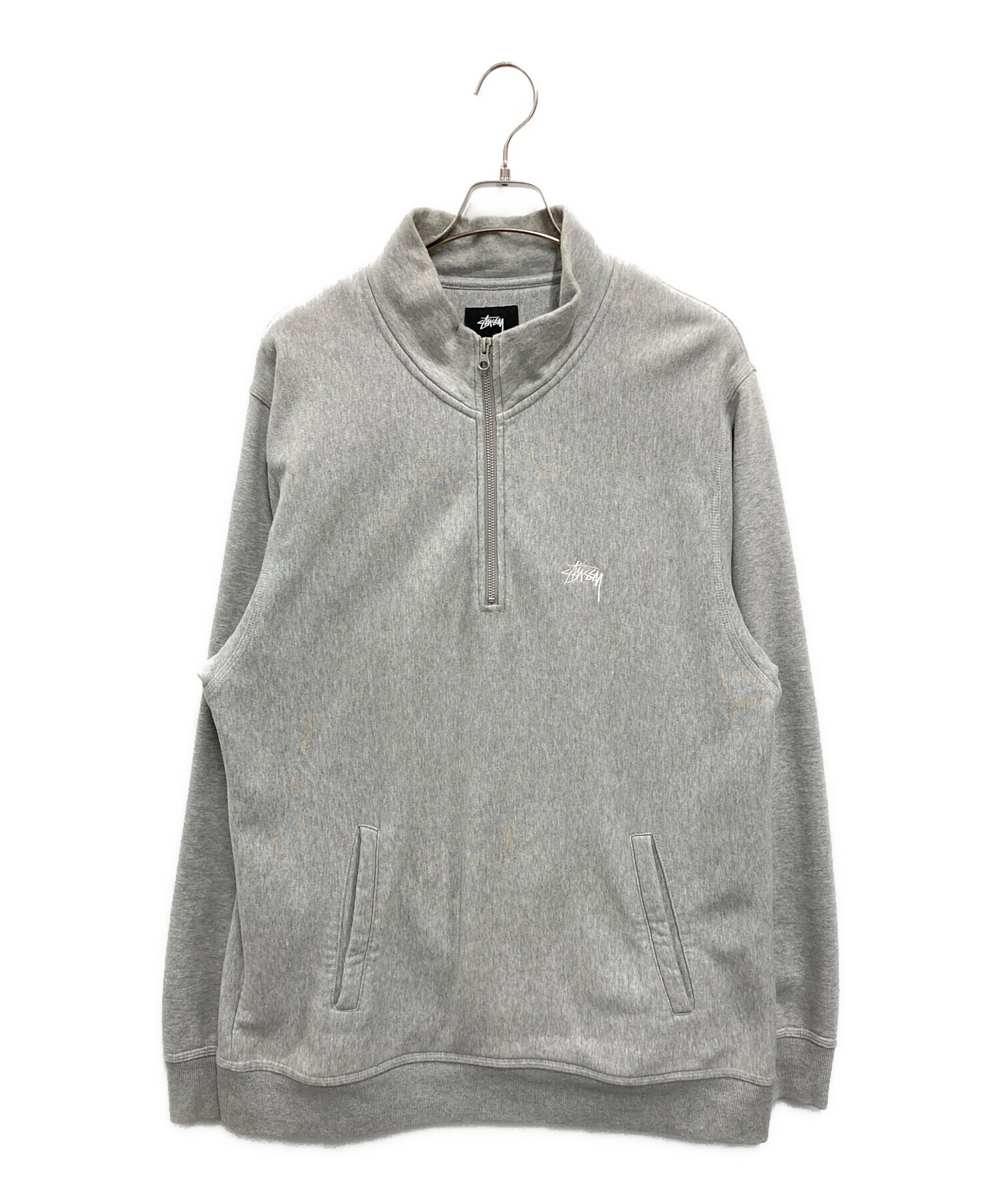 中古・古着通販】stussy (ステューシー) ストックロゴハーフジップ 