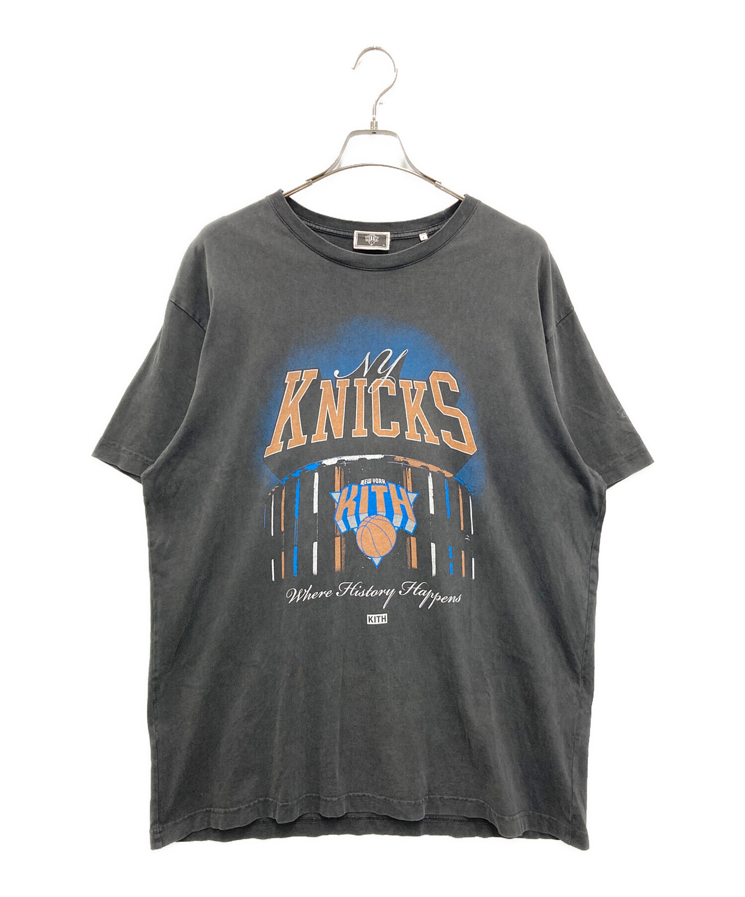 ☆ KITH x New York Knicks MSG vintage tee コラボTシャツ ☆ 中古・古着通販】KITH (キス) KNICKS MSG VINTAGE TEE ブラック