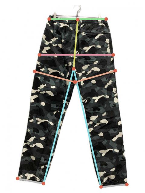 アベイシングエイプ サイズ:S  001PTD301005X カモフラ柄ロングパンツ 中古 BS99 アベイシングエイプ サイズ:S 001PTD301005X カモフラ柄ロングパンツ