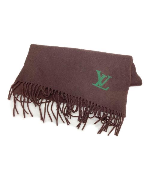 LOUIS VUITTON カシミヤマフラー ブラウン　中古品 中古・古着通販】LOUIS VUITTON (ルイ ヴィトン) カシミヤ