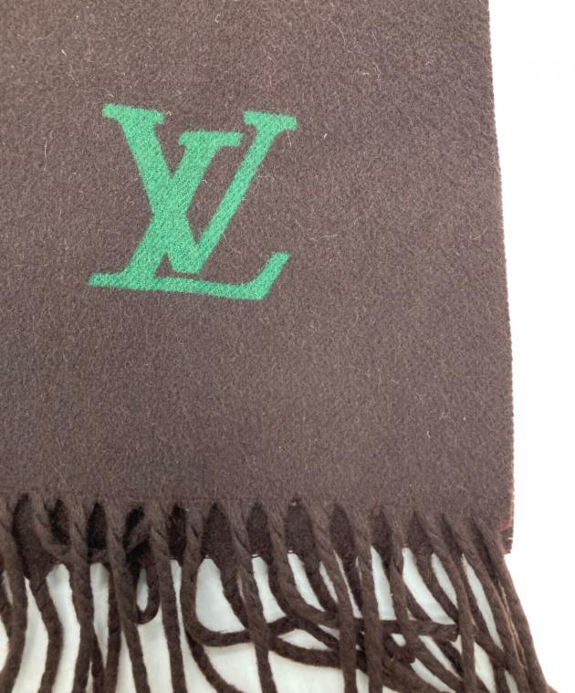 LOUIS VUITTON カシミヤマフラー ブラウン　中古品 中古・古着通販】LOUIS VUITTON (ルイ ヴィトン) マフラー