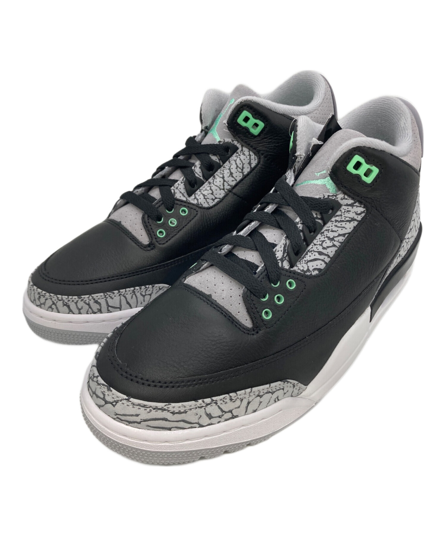中古・古着通販】NIKE (ナイキ) AIR JORDAN 3 RETRO ”Green Glow 