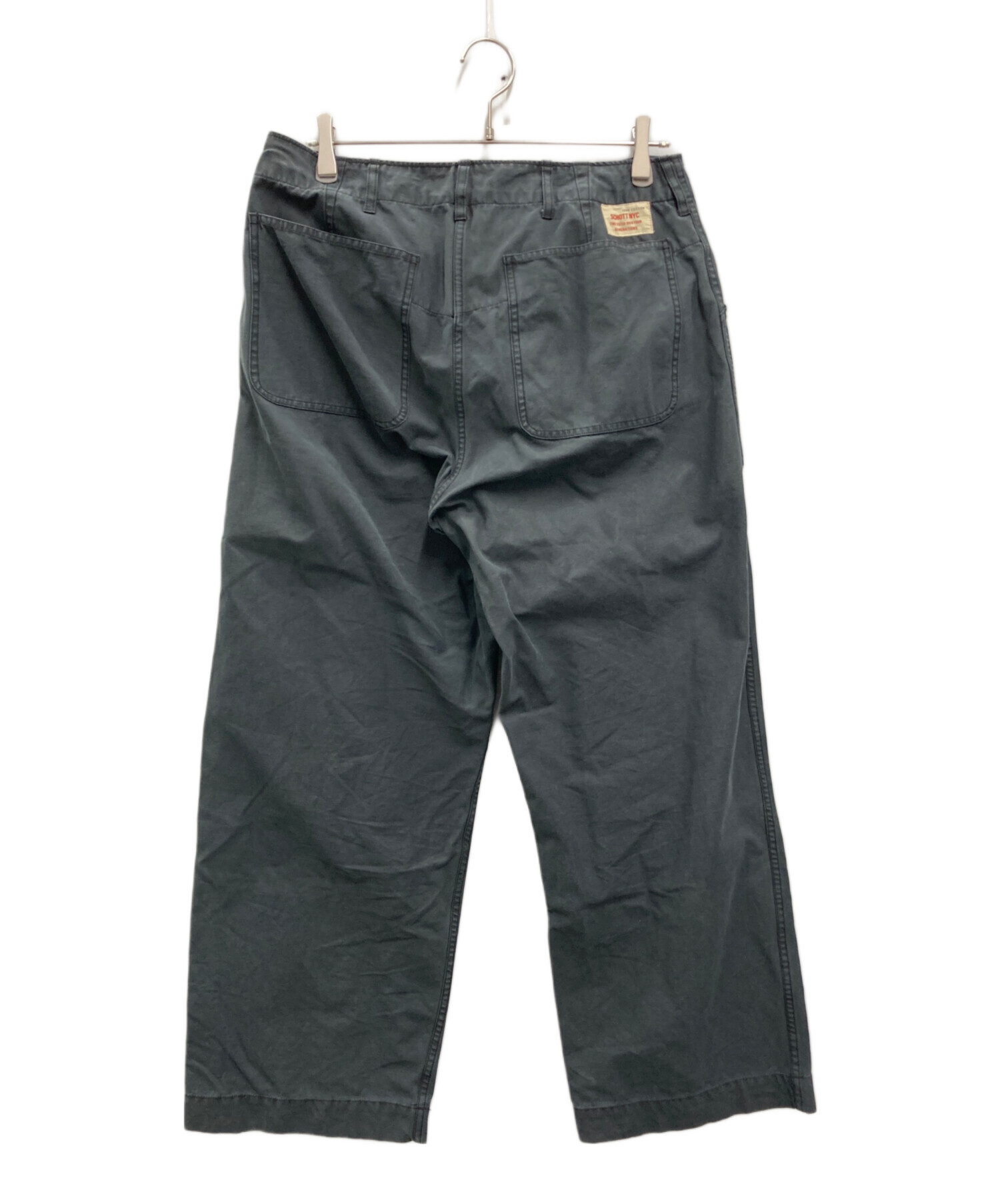 中古・古着通販】Schott (ショット) BACK SATIN BAKER TROUSERS 