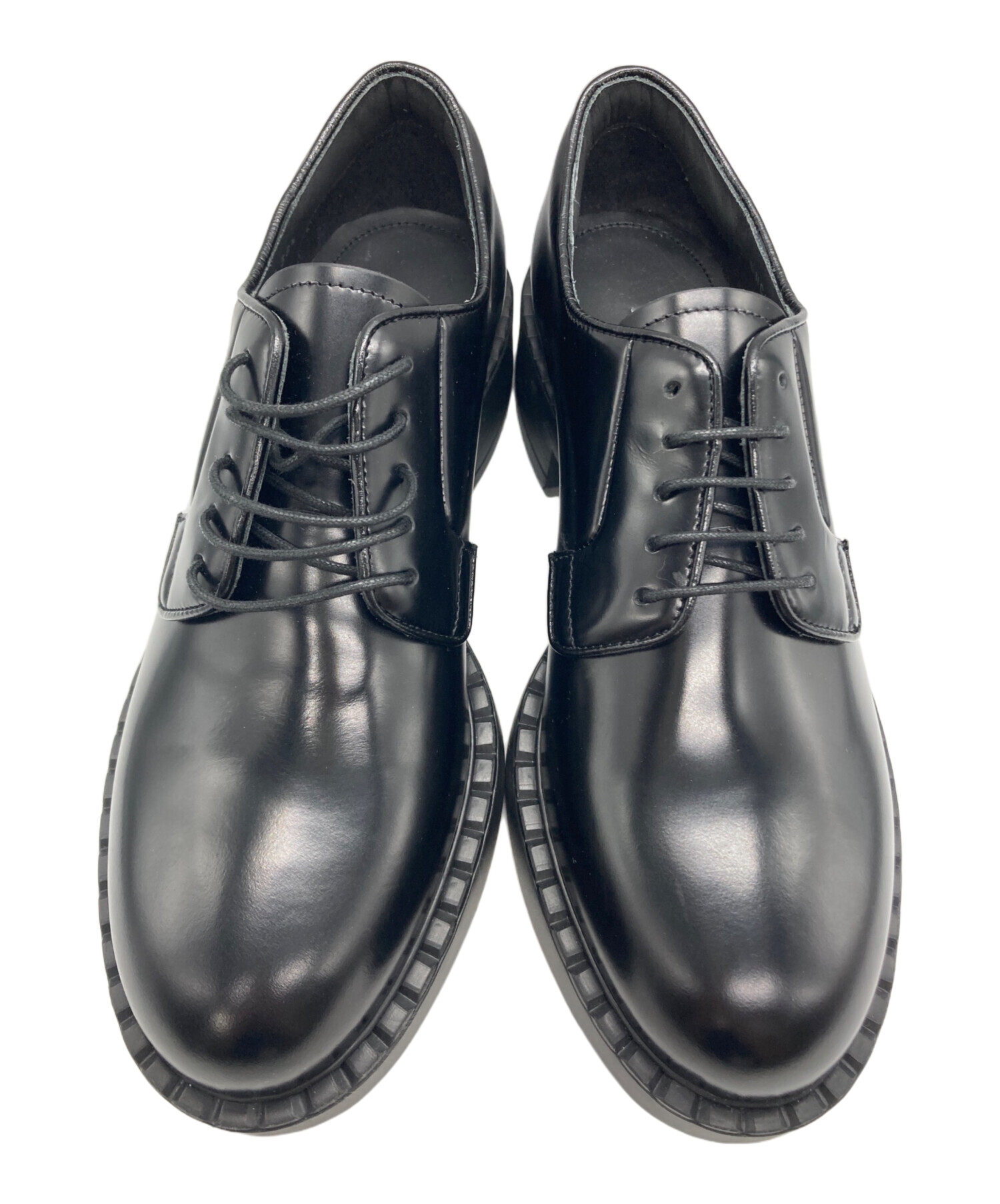 中古・古着通販】PRADA (プラダ) レースアップシューズ ブラック 