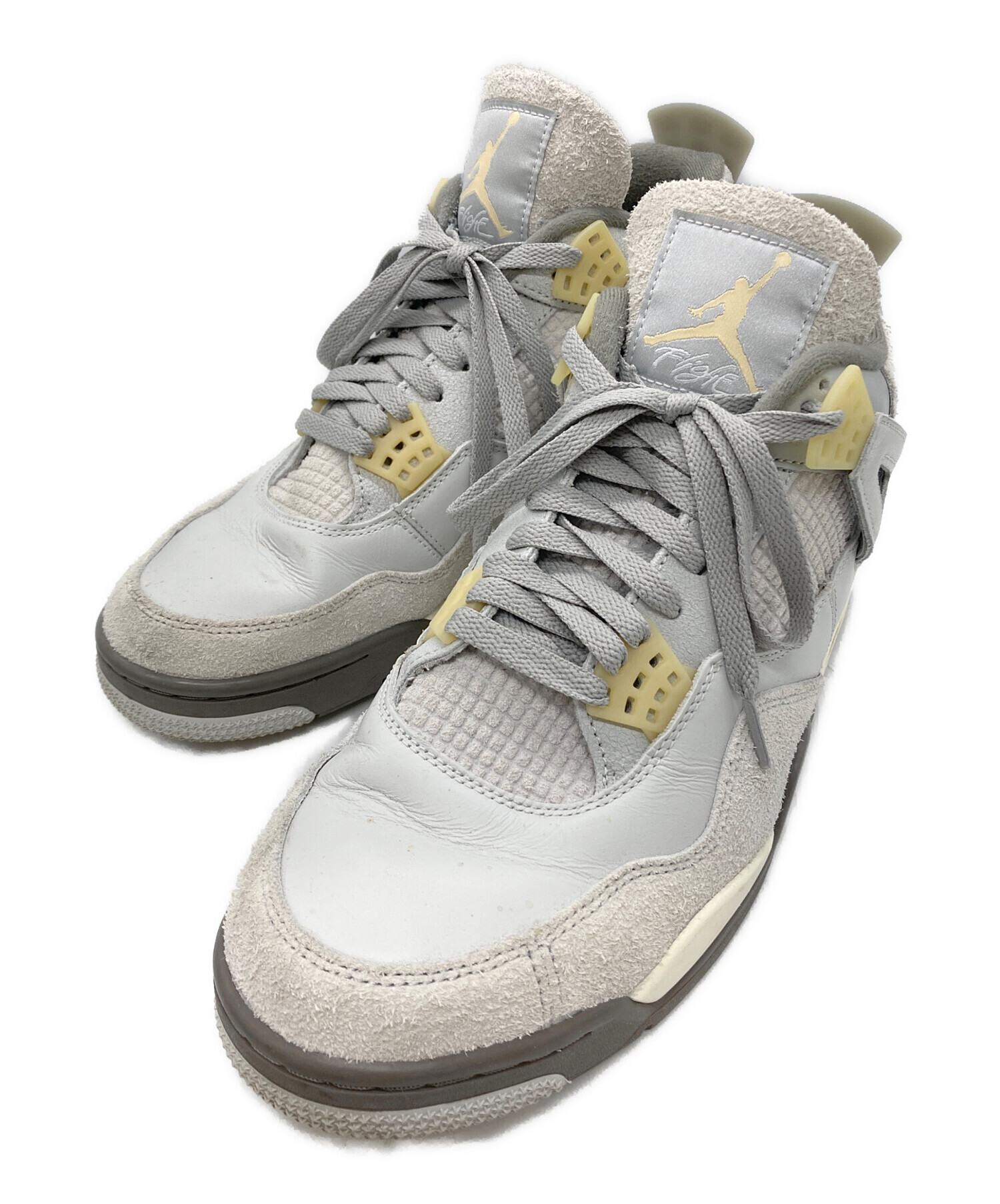 中古・古着通販】NIKE (ナイキ) AIR JORDAN 4 RETRO SE グレー サイズ 