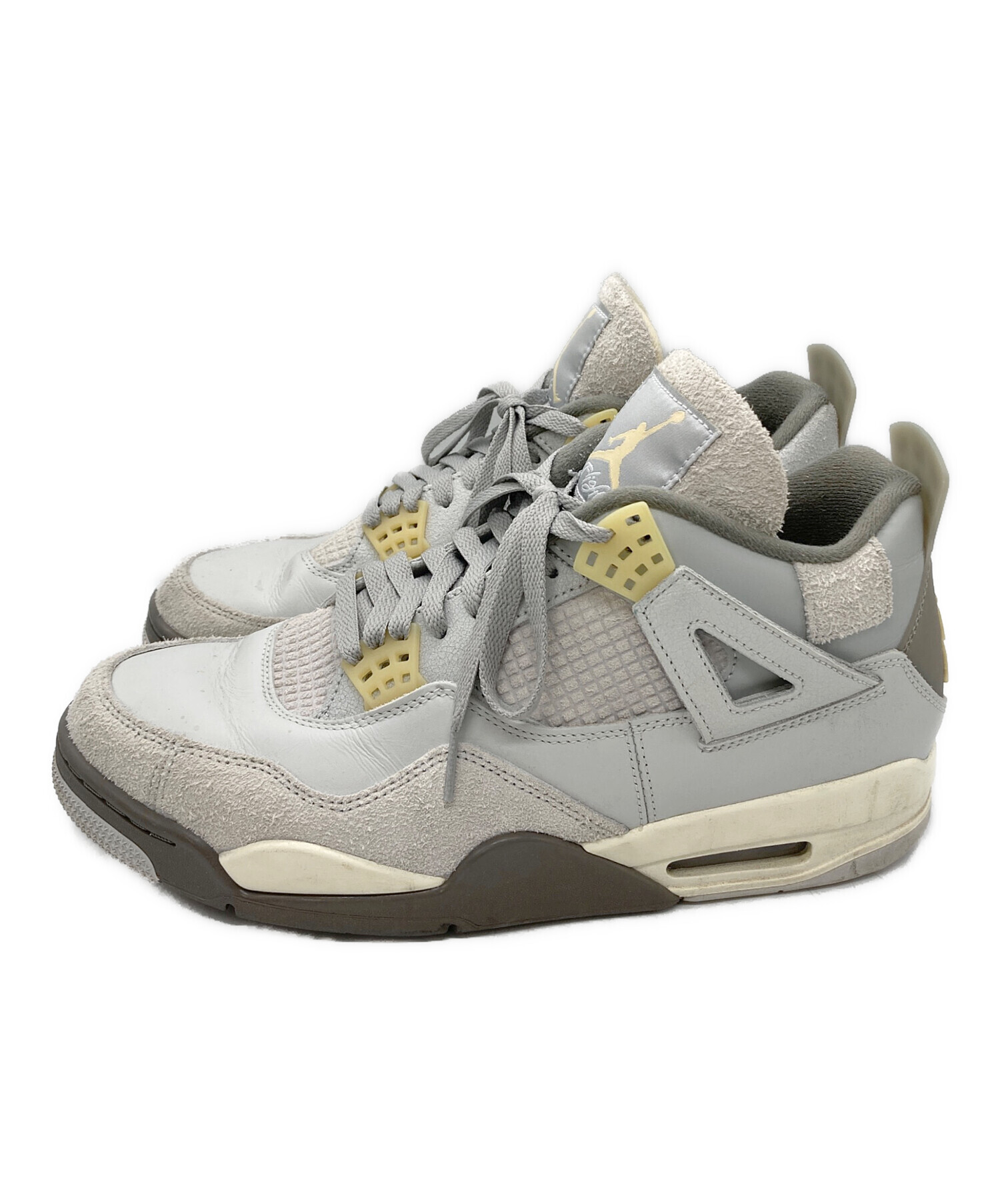 中古・古着通販】NIKE (ナイキ) AIR JORDAN 4 RETRO SE グレー サイズ 