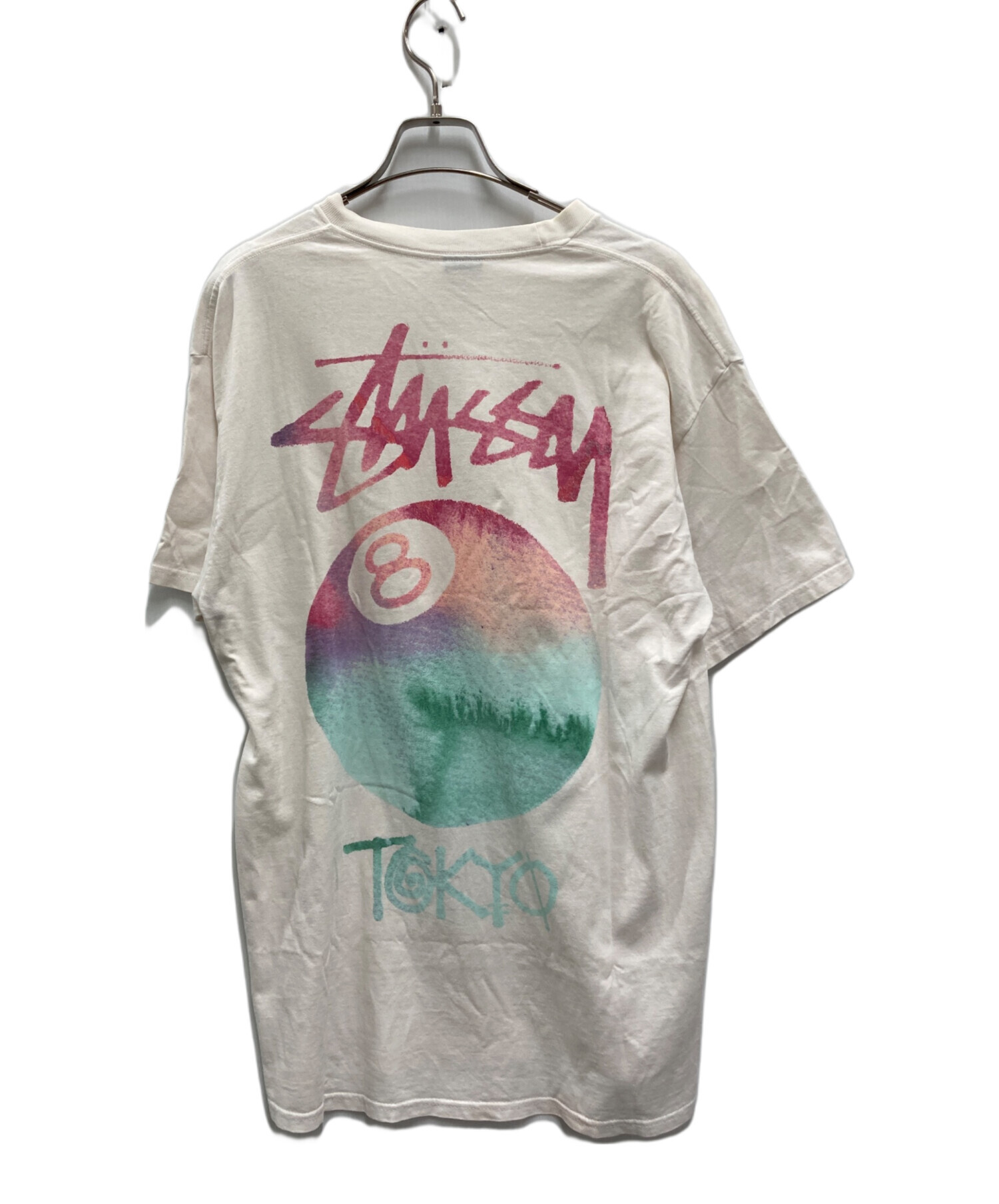 中古・古着通販】stussy (ステューシー) 8ボールTシャツ ホワイト 
