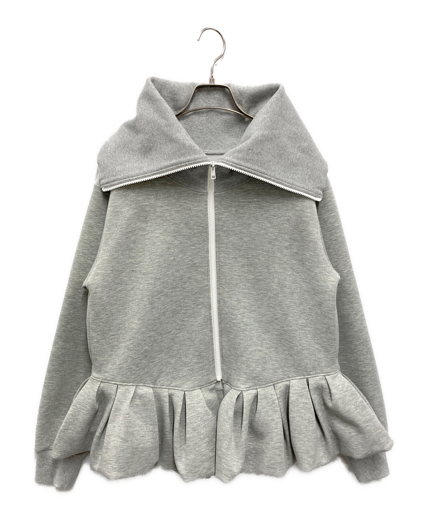 中古・古着通販】bow.a (ボウ・エー) BONDING ZIP UP JACKET グレー 