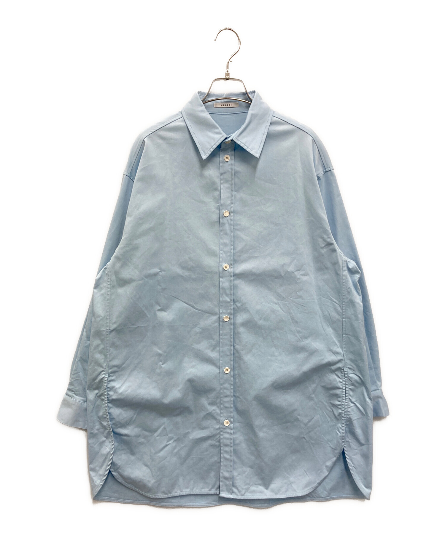 中古・古着通販】CELERI (セルリ) チノストレッチビッグシャツ 中古・古着通販】CELERI (セルリ) チノストレッチビッグシャツ