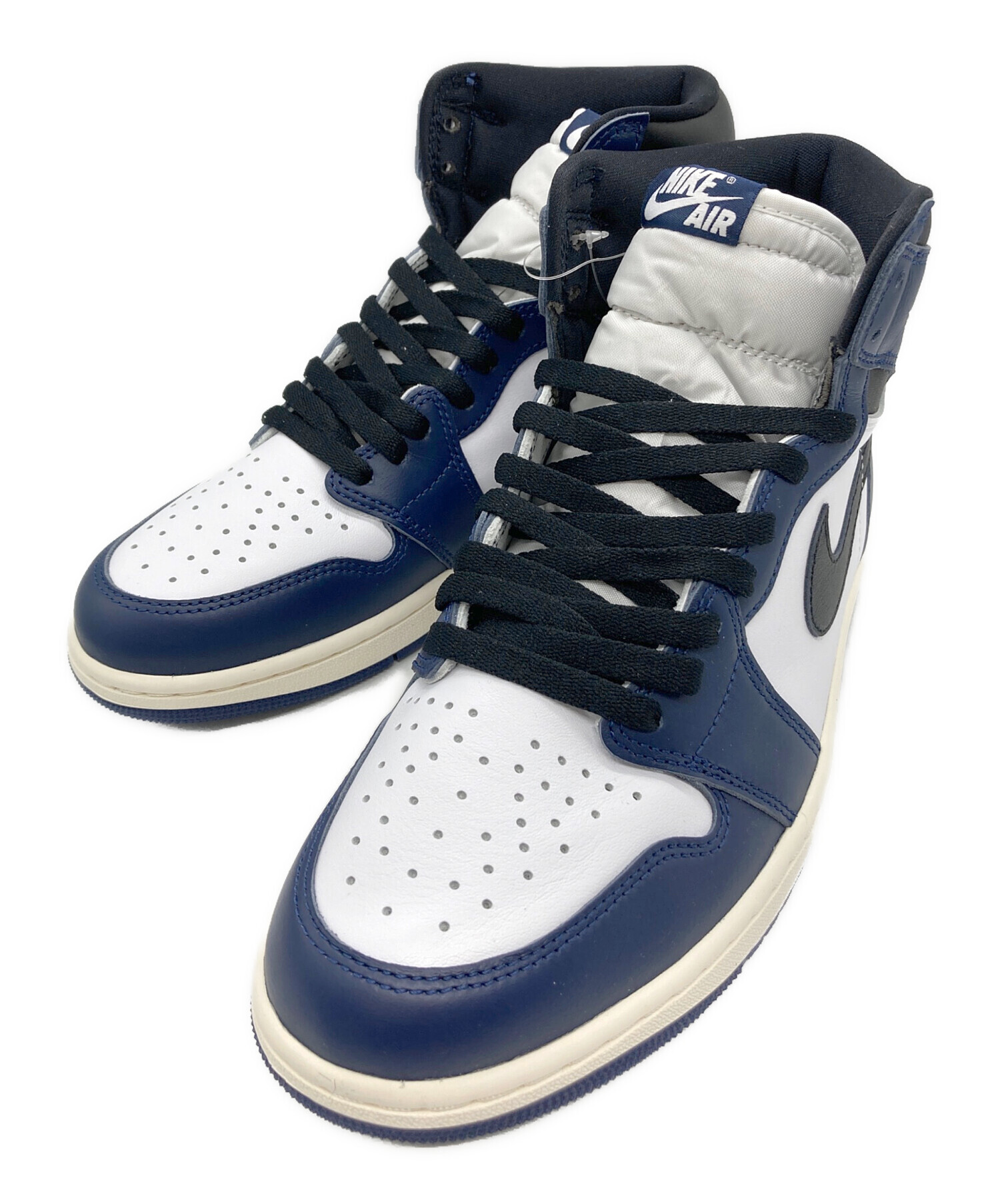 【月末 出品期限】NIKE AIR JORDAN 1 OG（28㎝） 中古・古着通販】NIKE (ナイキ) AIR JORDAN 1 HIGH OG GS ネイビー