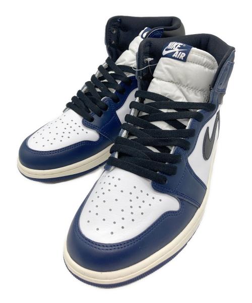 中古・古着通販】NIKE (ナイキ) AIR JORDAN 1 HIGH OG GS ネイビー