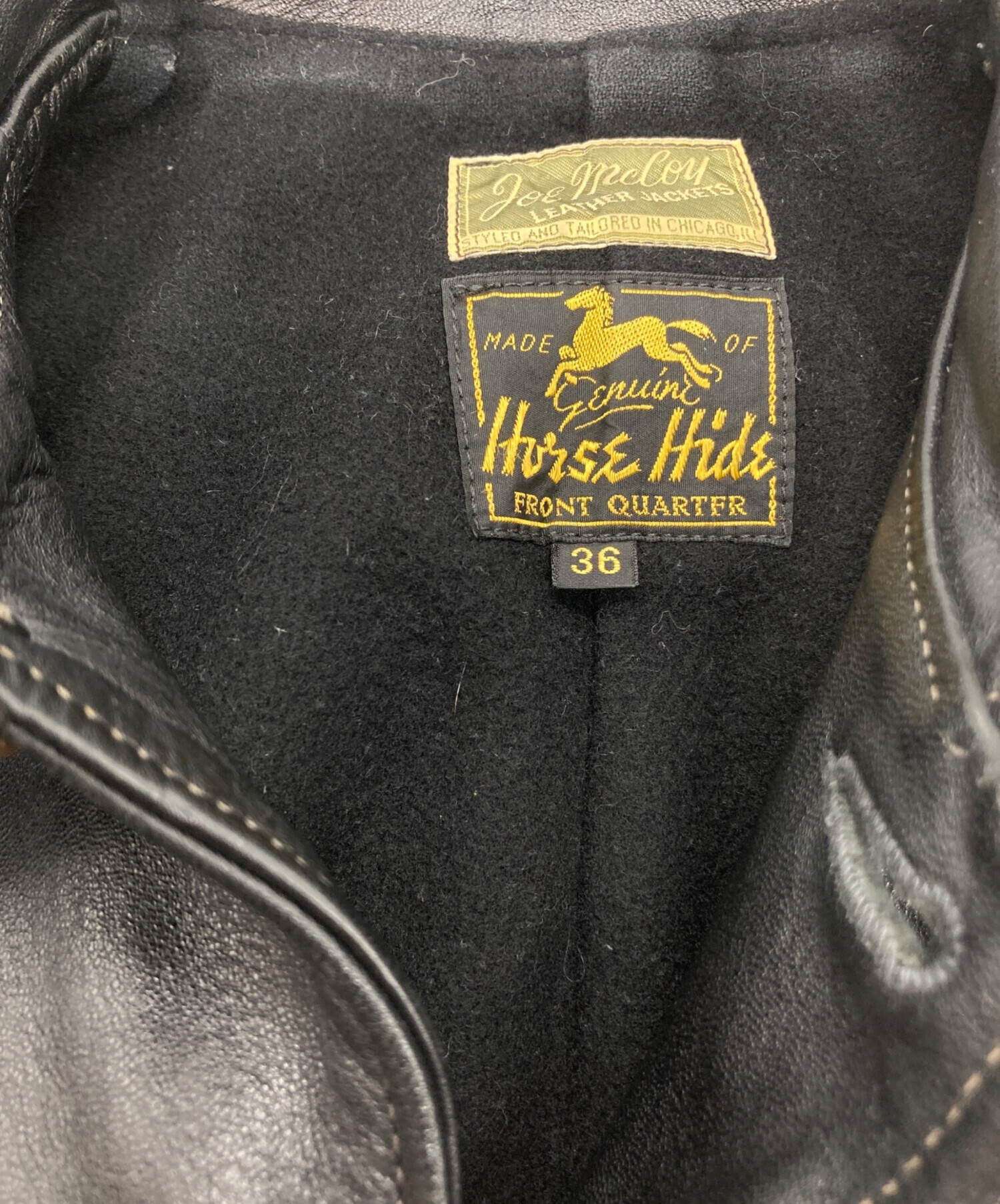 中古・古着通販】Joe McCOY (ジョーマッコイ) ホースハイドカーコート