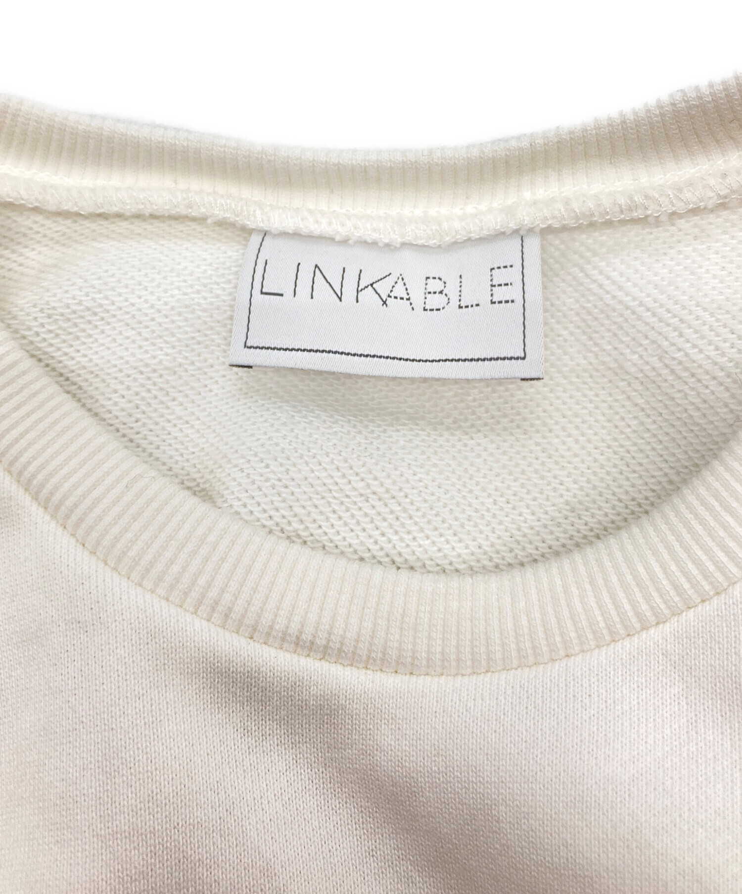 中古・古着通販】LINKABLE (リンカブル) フリルスウェットトップス 