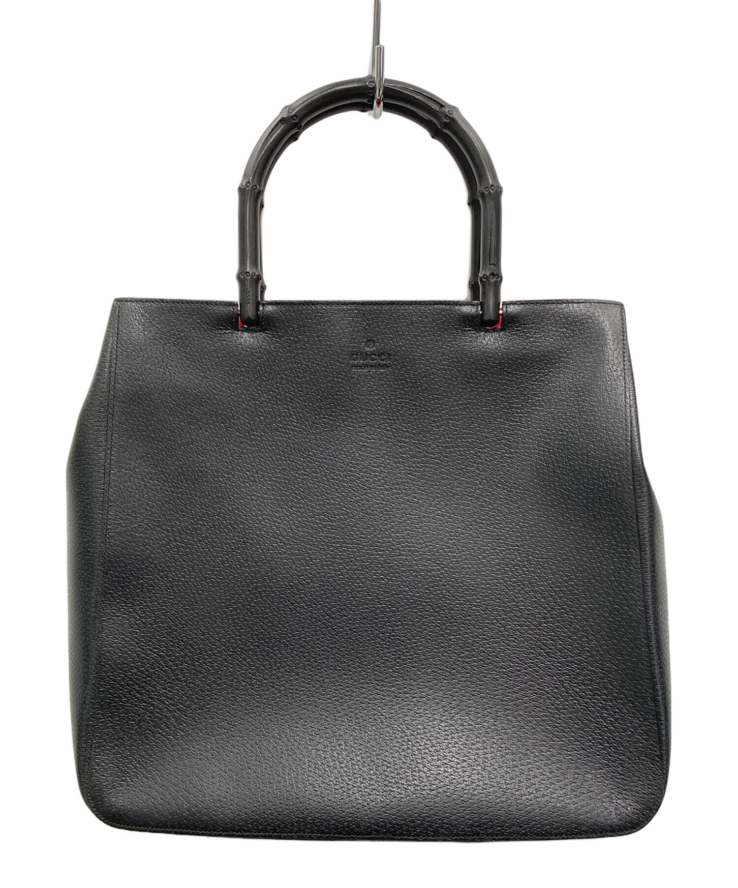 GUCCI ブラック トートバッグ バンブーハンドル GUCCI ブラック