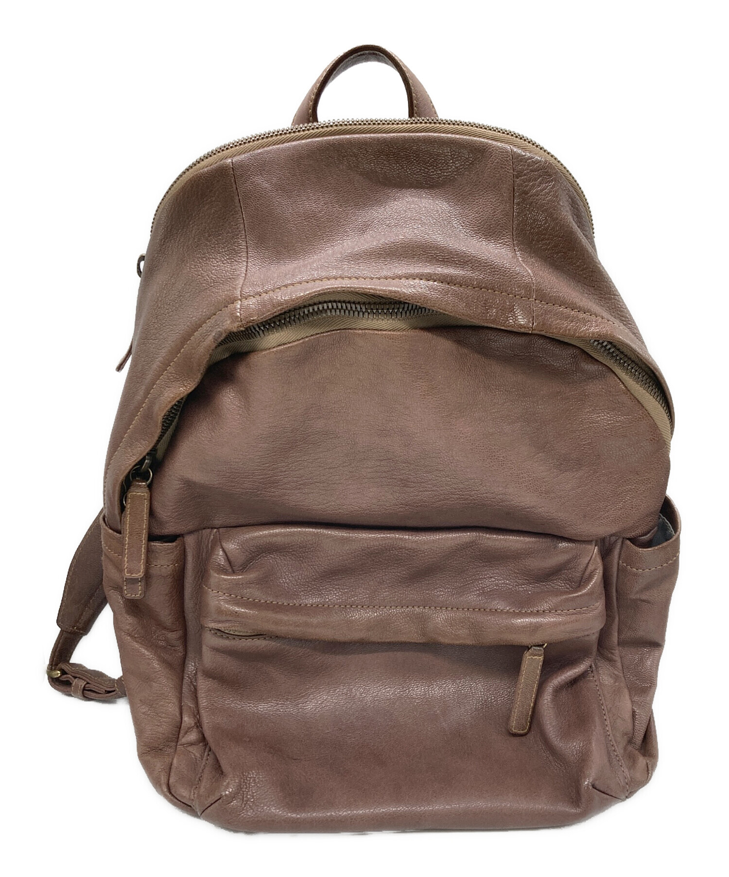 中古・古着通販】genten (ゲンテン) ゴートベーシック リュック レザー 