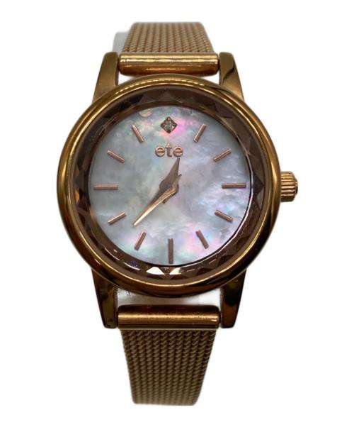 中古・古着通販】ete (エテ) ソーラーウォッチ メッシュベルト