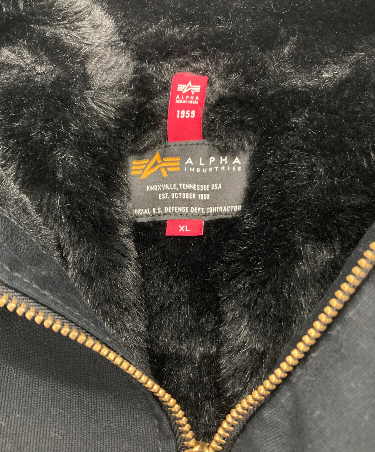 中古・古着通販】ALPHA (アルファ) N-1 デッキジャケット ブラック 