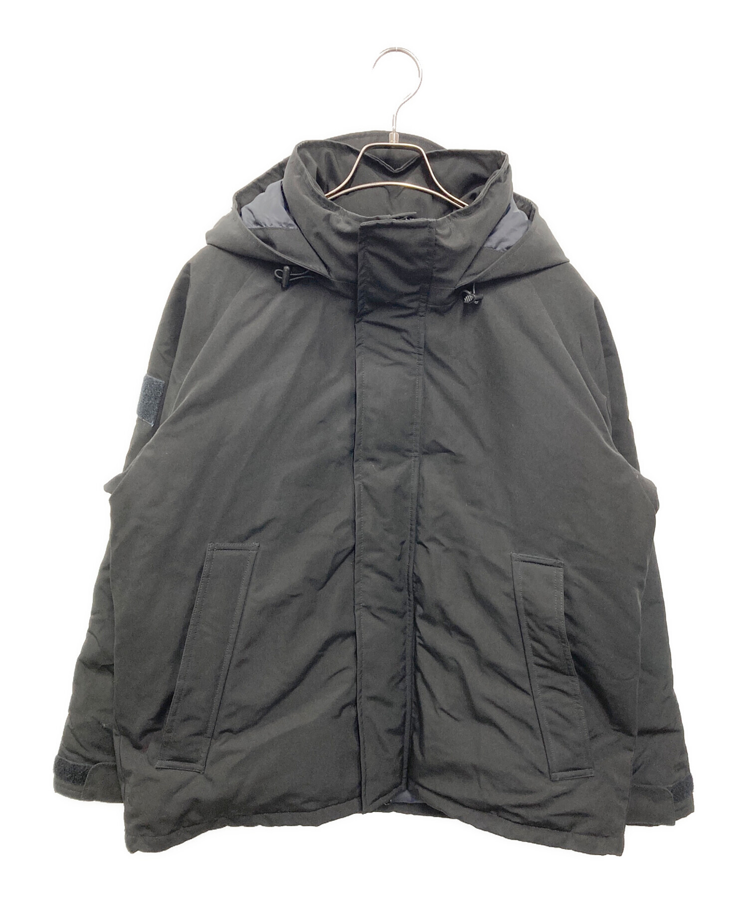 中古・古着通販】DANTON (ダントン) ARMY HOODED JACKET ブラック 