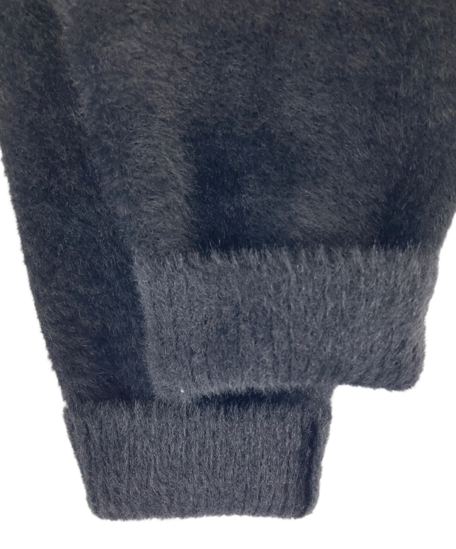 中古・古着通販】stussy (ステューシー) SHAGGY CARDIGAN ブラック