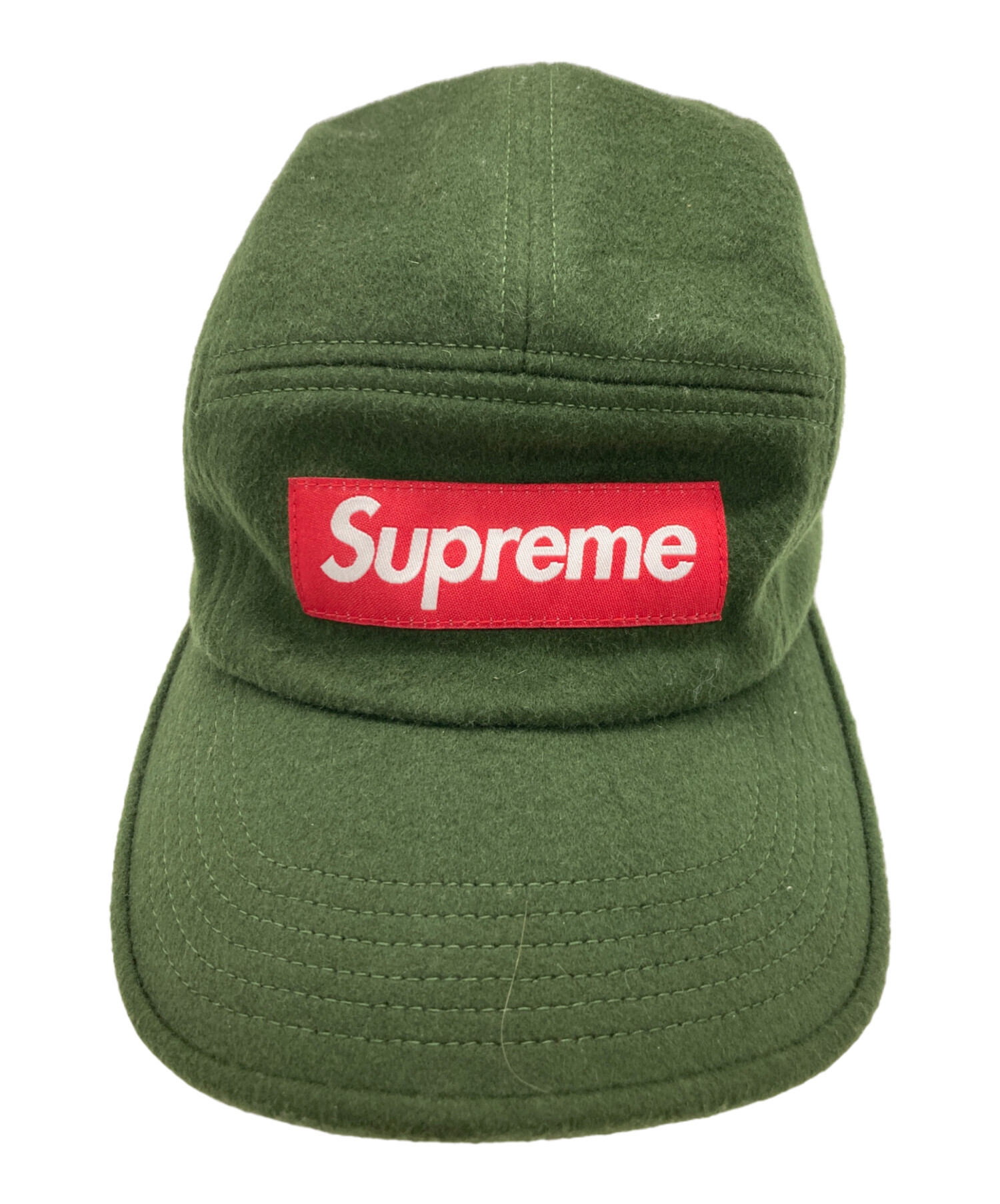 SUPREME ウールキャンプキャップ 緑