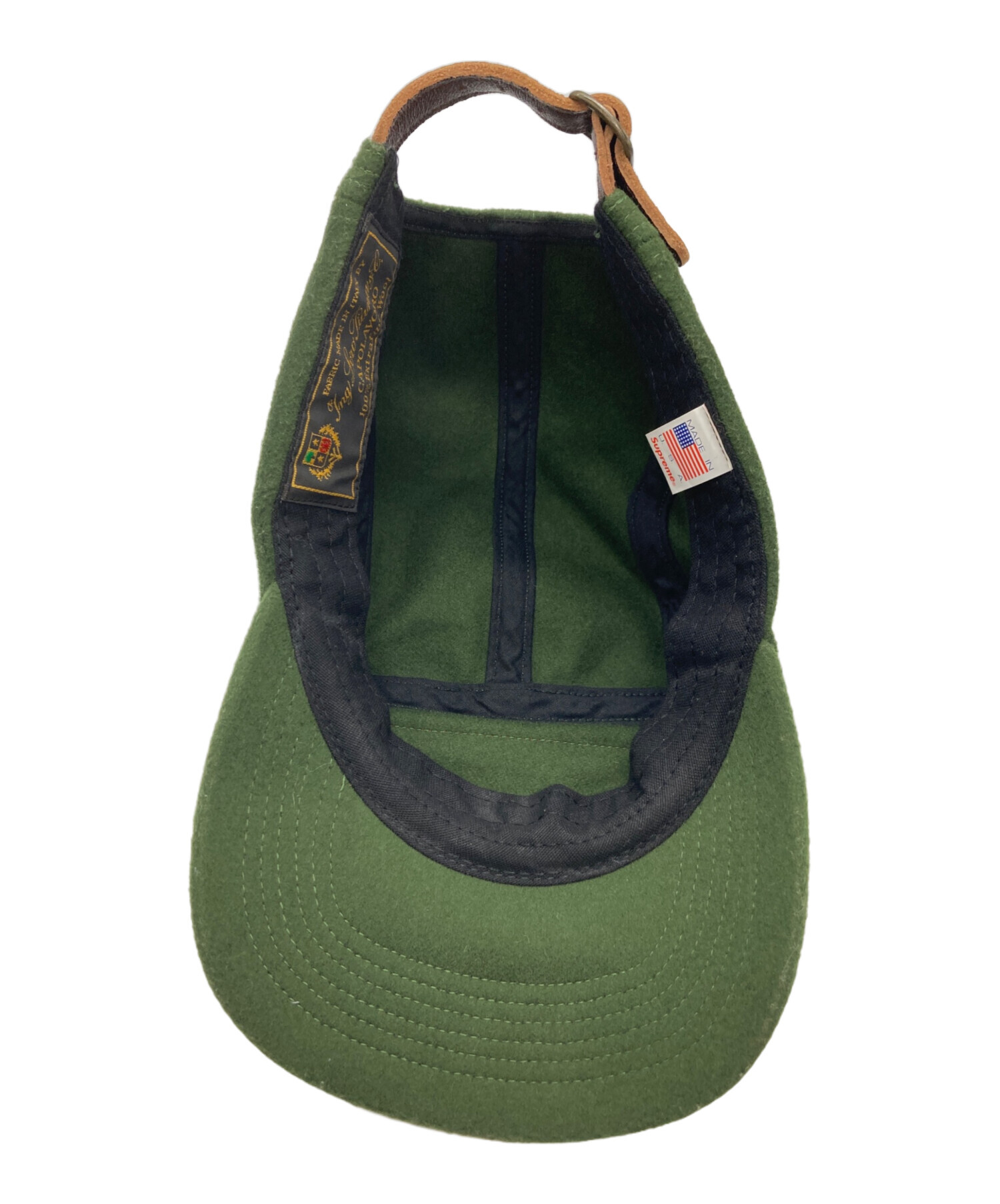 中古・古着通販】Supreme (シュプリーム) Wool Camp Cap グリーン