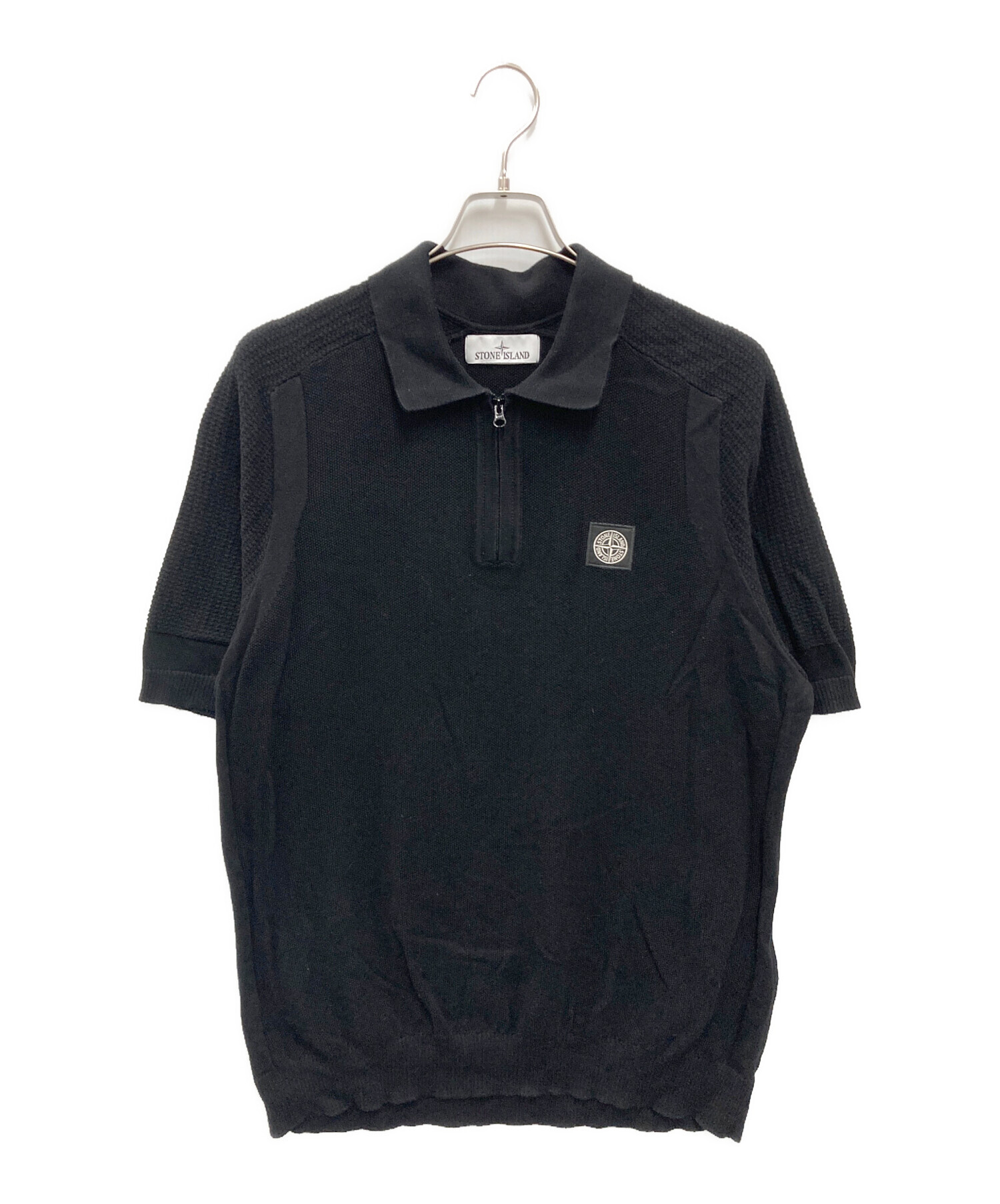 値下げしました。 新品未使用品　STONE  ポロシャツ 中古・古着通販】STONE ISLAND (ストーンアイランド) KNIT POLO SHIRT