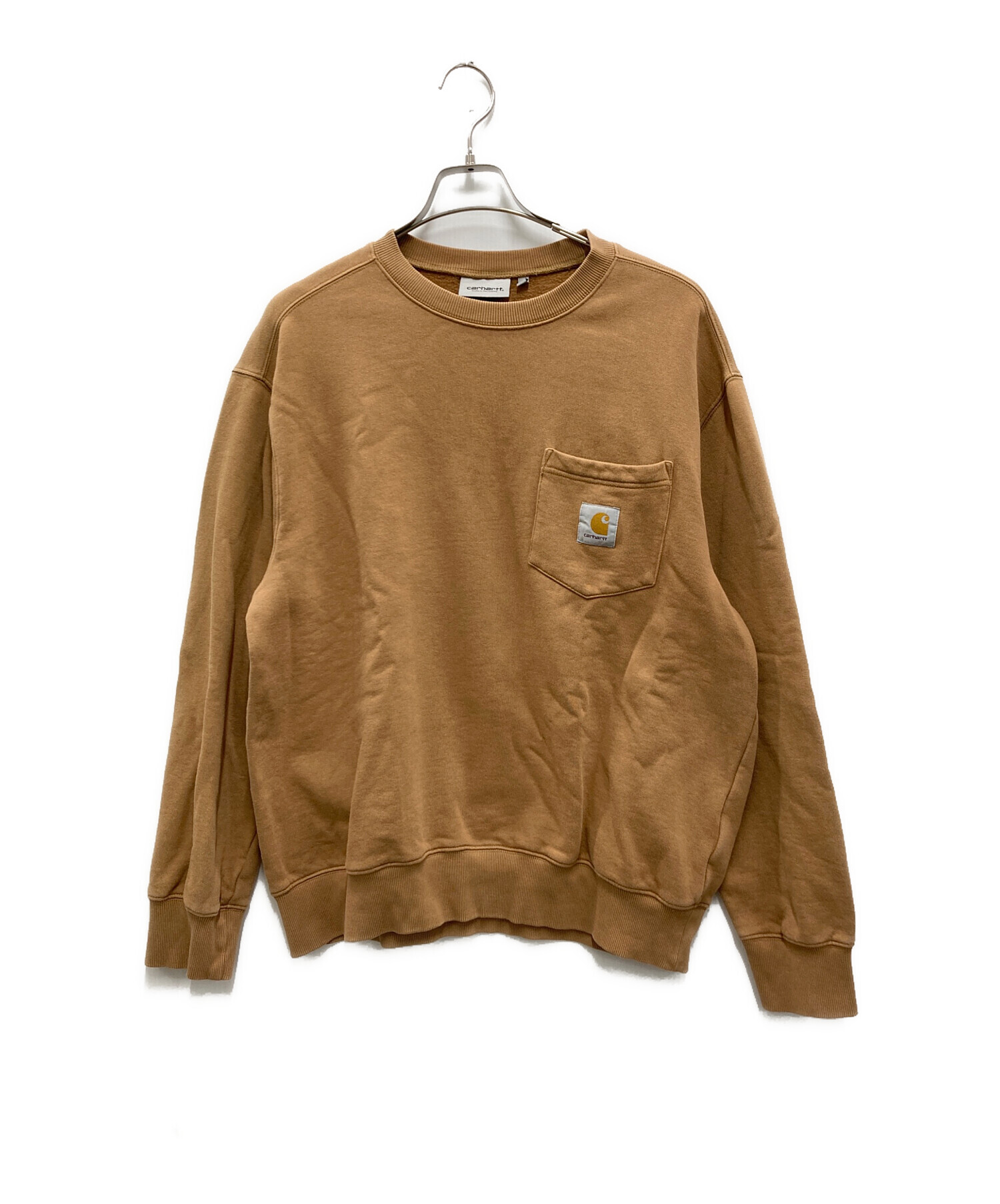 carhartt カーハート 胸ポケット スウェット 常田大希着用　Lサイズ 人気carhartt カーハート 胸ポケット スウェット 前V 黒 XL相当