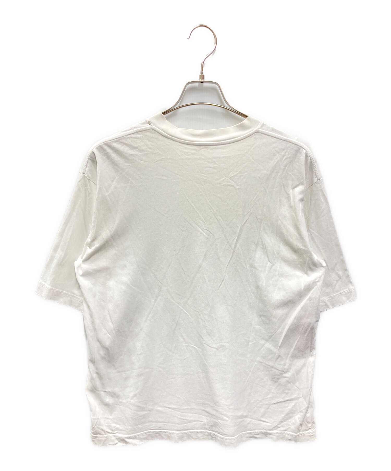 中古・古着通販】MARNI (マルニ) ネックロゴTシャツ ホワイト サイズ 