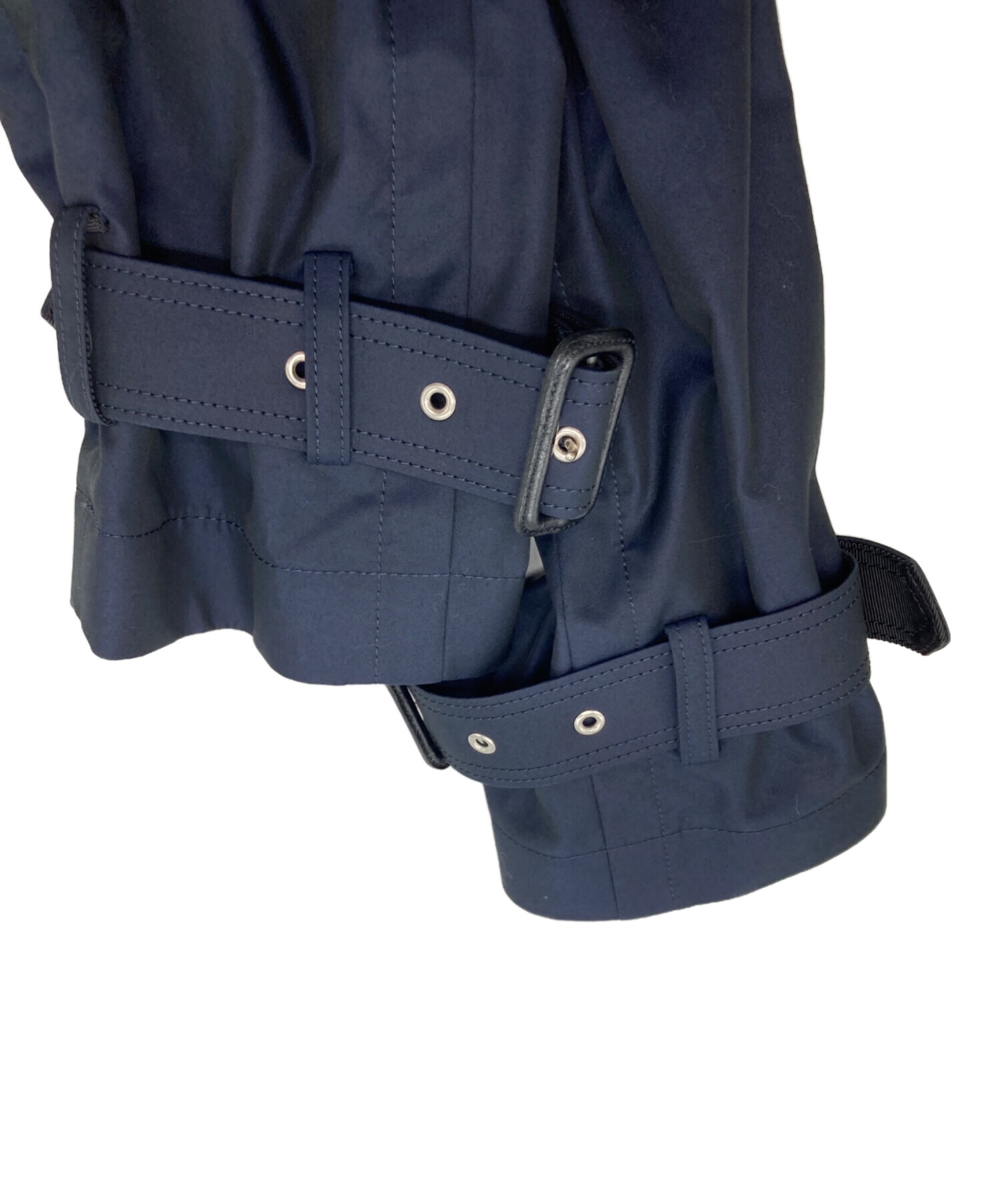 sacai◆ドッキングショートトレンチコ-ト/1/コットン/KHK/20SS sacai サカイ ショートトレンチ サイズ1 完売品 美品