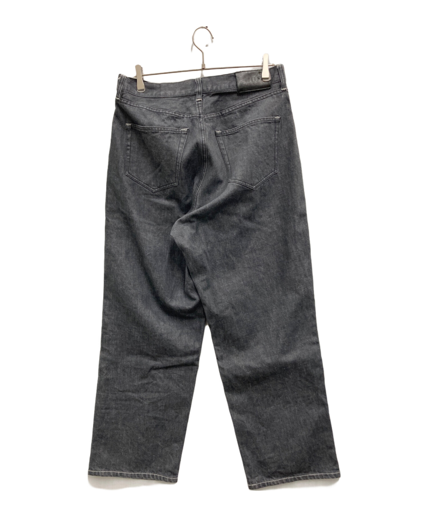 中古・古着通販】HUF (ハフ) デニムパンツ ブラック サイズ:32 