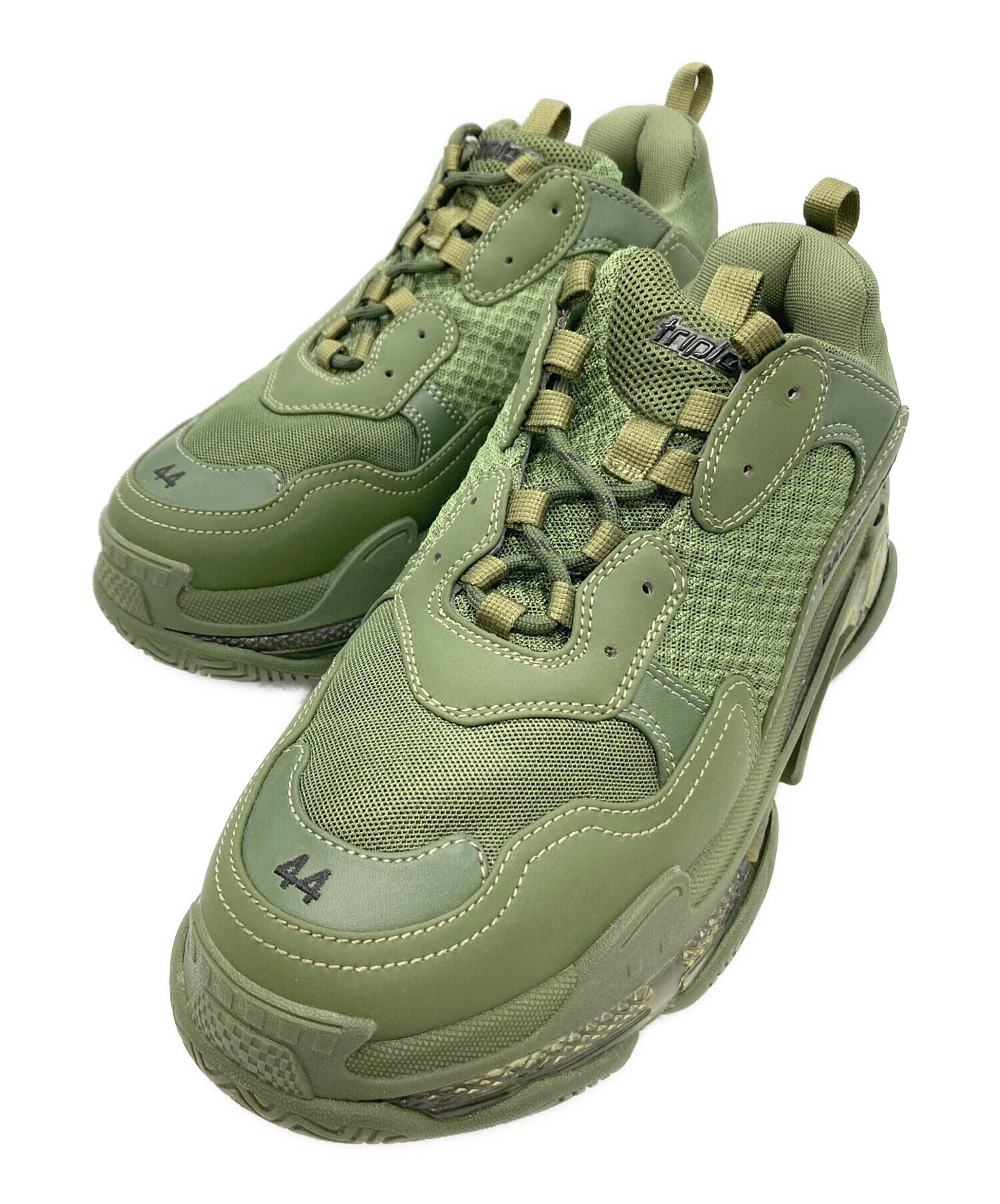 中古・古着通販】BALENCIAGA (バレンシアガ) Triple S カーキ