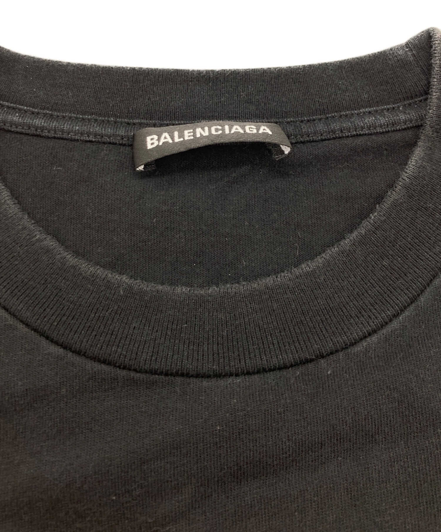 中古・古着通販】BALENCIAGA (バレンシアガ) PARISロゴ刺繍Tシャツ