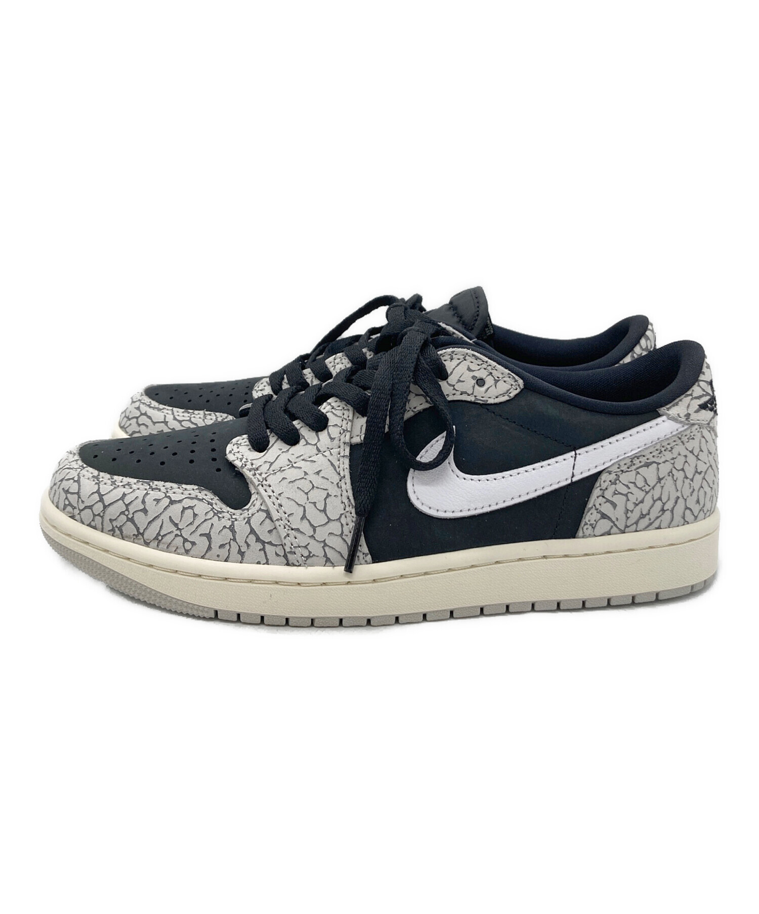 中古・古着通販】NIKE (ナイキ) AIR JORDAN 1 RETRO LOW OG ブラック 